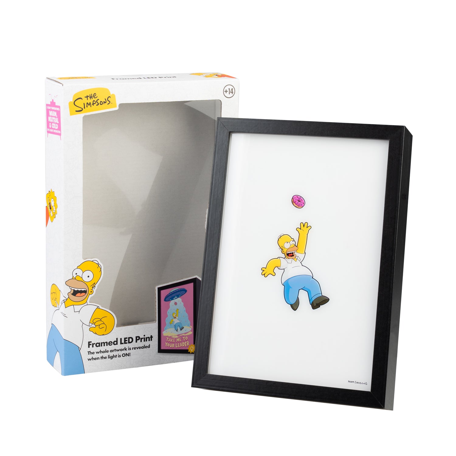 Cuadro Con Luz LED Los Simpson