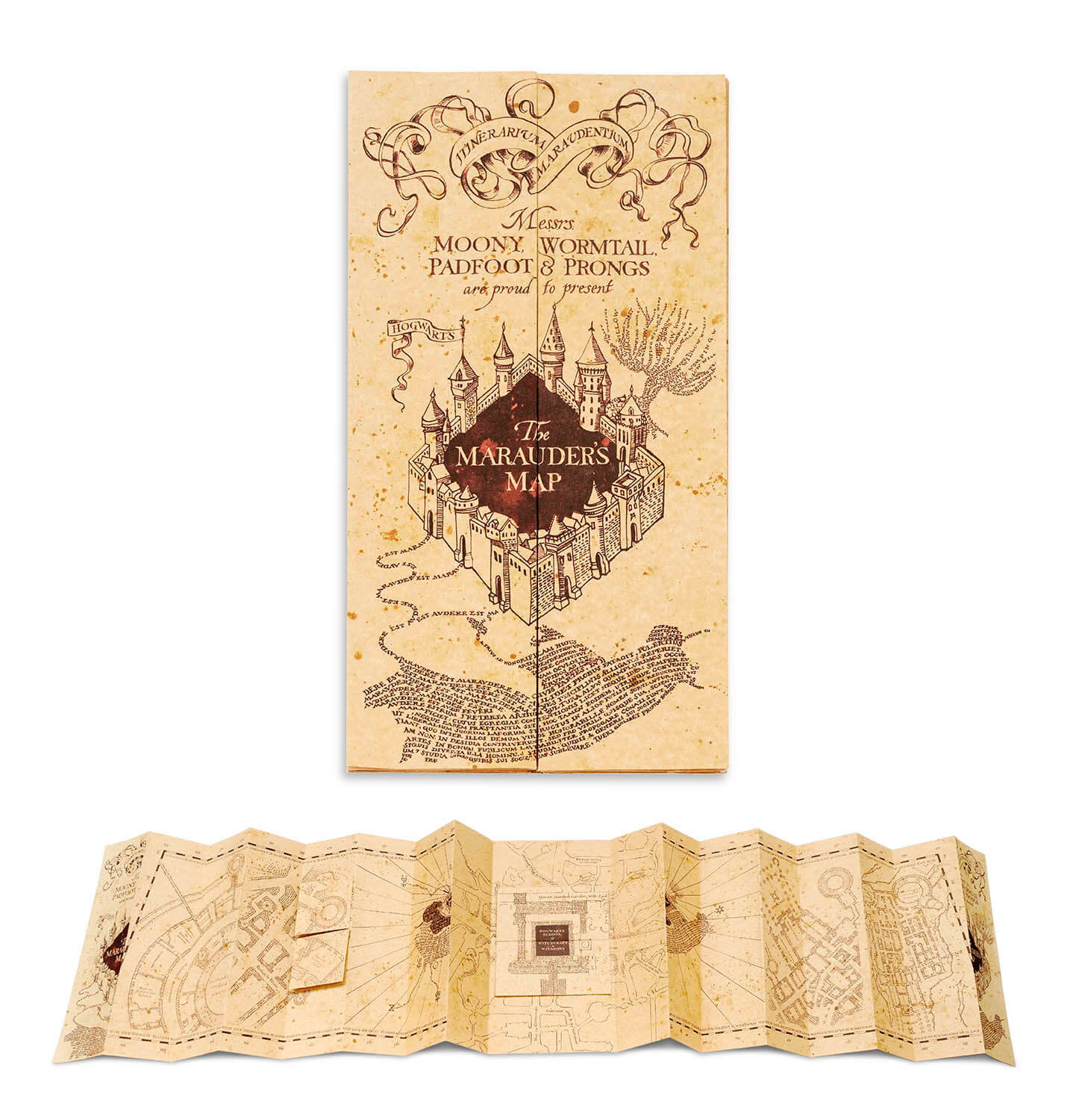 Réplica Harry Potter Mapa Del Merodeador