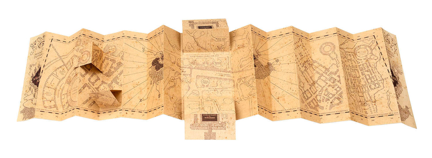 Réplica Harry Potter Mapa Del Merodeador