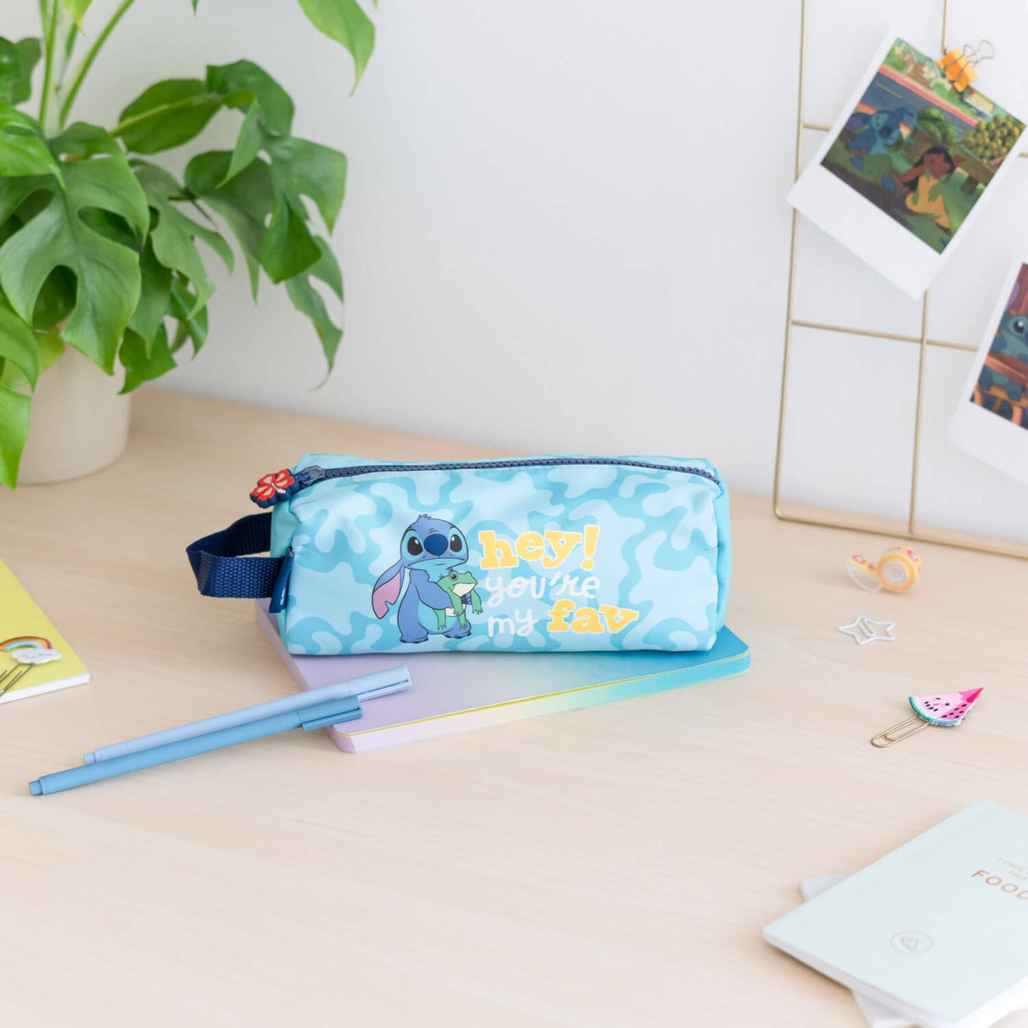 Estuche Stitch Tropical Disney