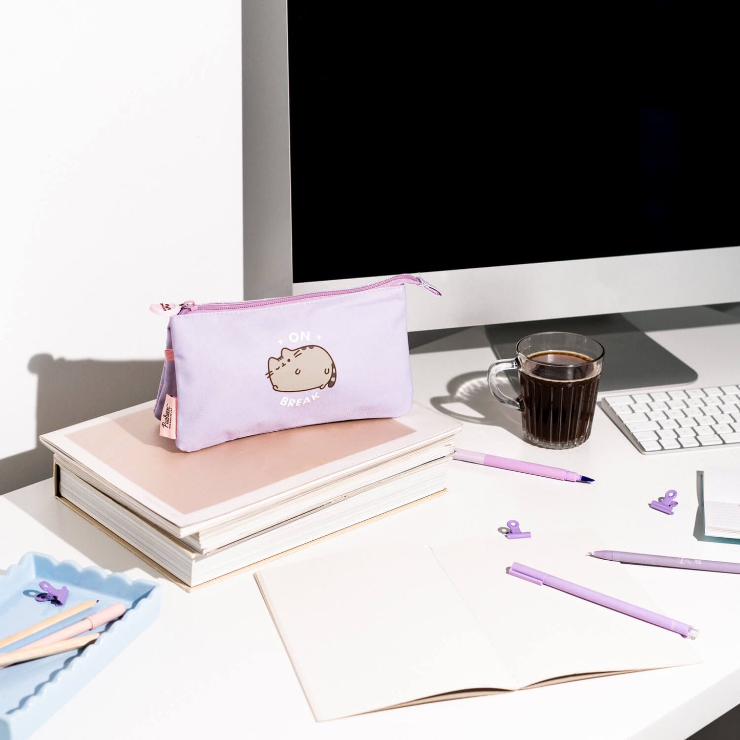Estuche Triple Pusheen Moments