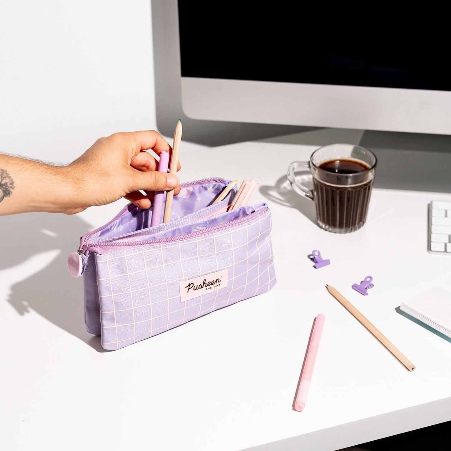 Estuche Triple Pusheen Moments