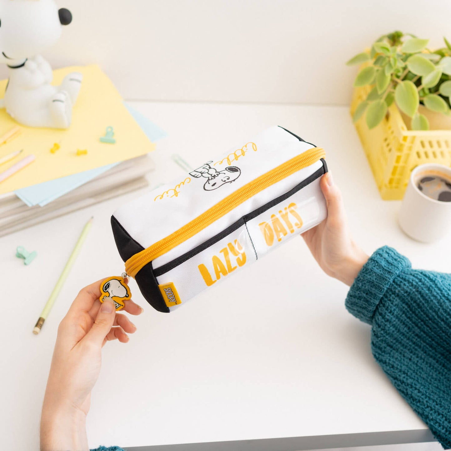 Estuche Doble Snoopy Lazy Days
