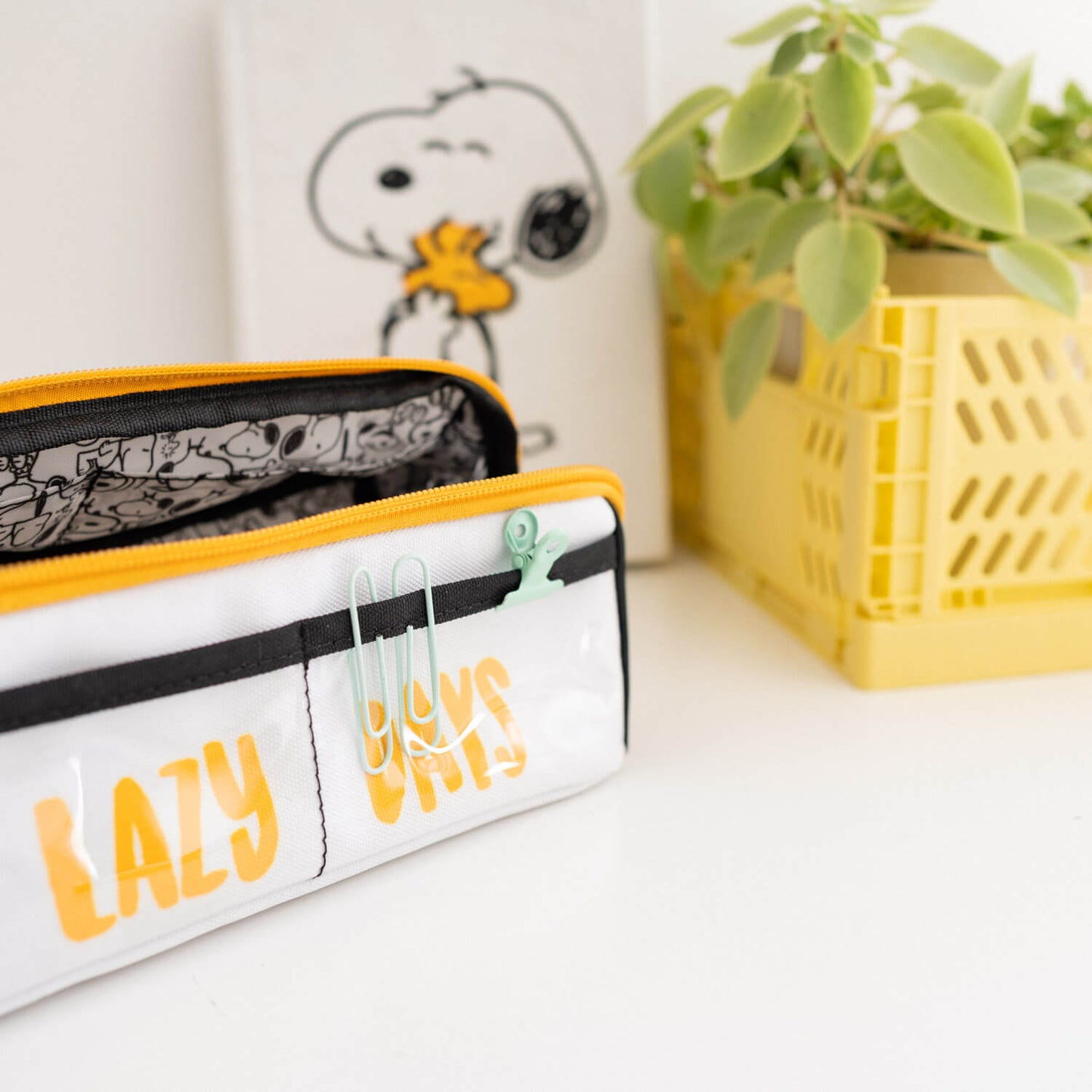 Estuche Doble Snoopy Lazy Days