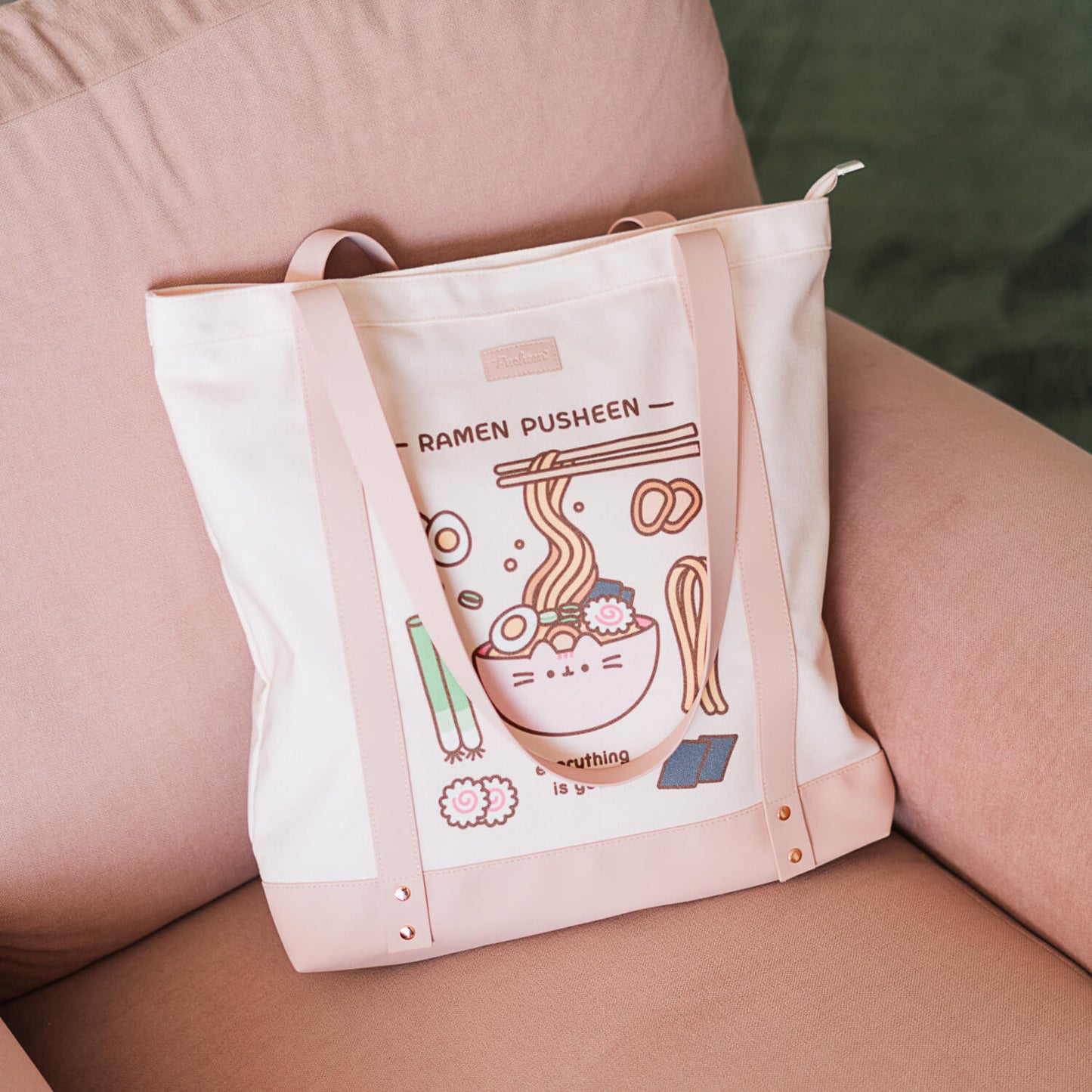 Bolso De Tela Pusheen Sushi Roll