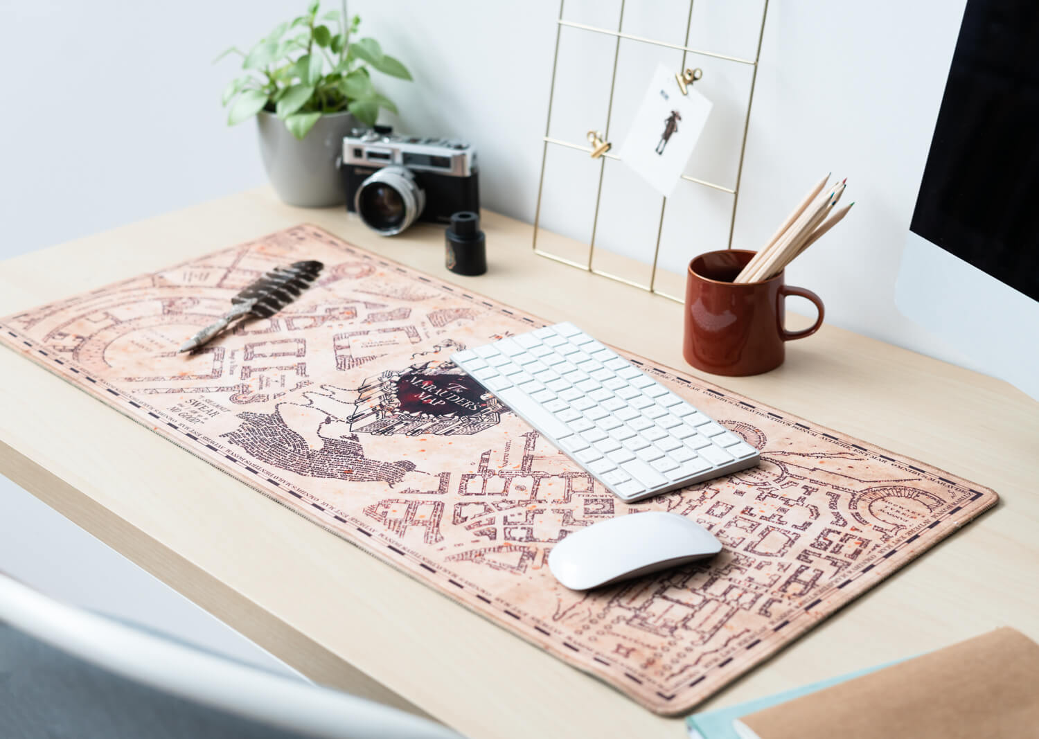 Alfombrilla Escritorio Harry Potter Mapa Del Merodeador