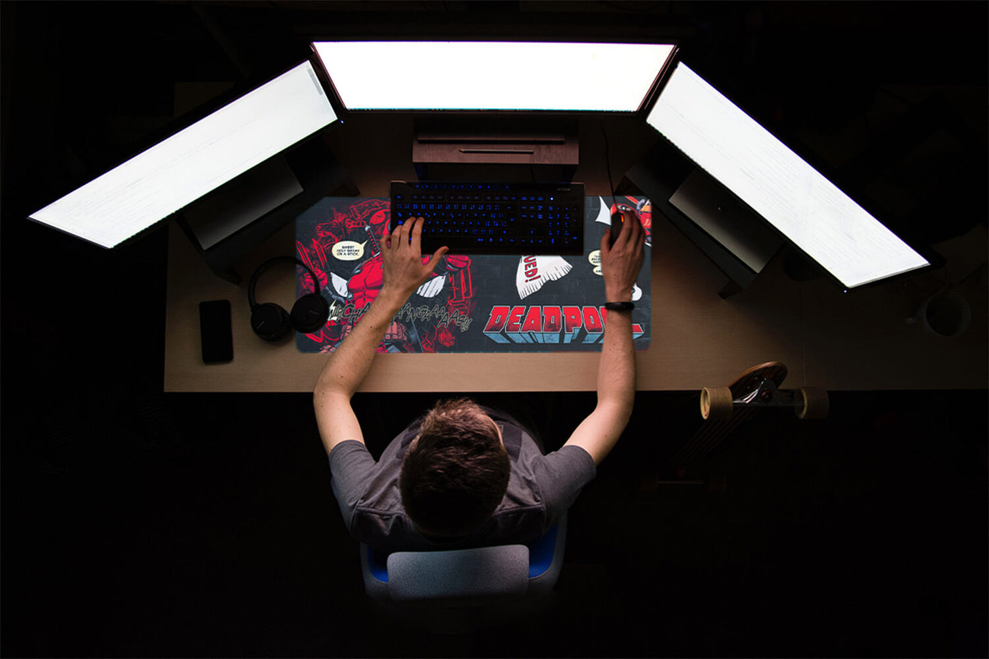 Alfombrilla Escritorio Deadpool Marvel