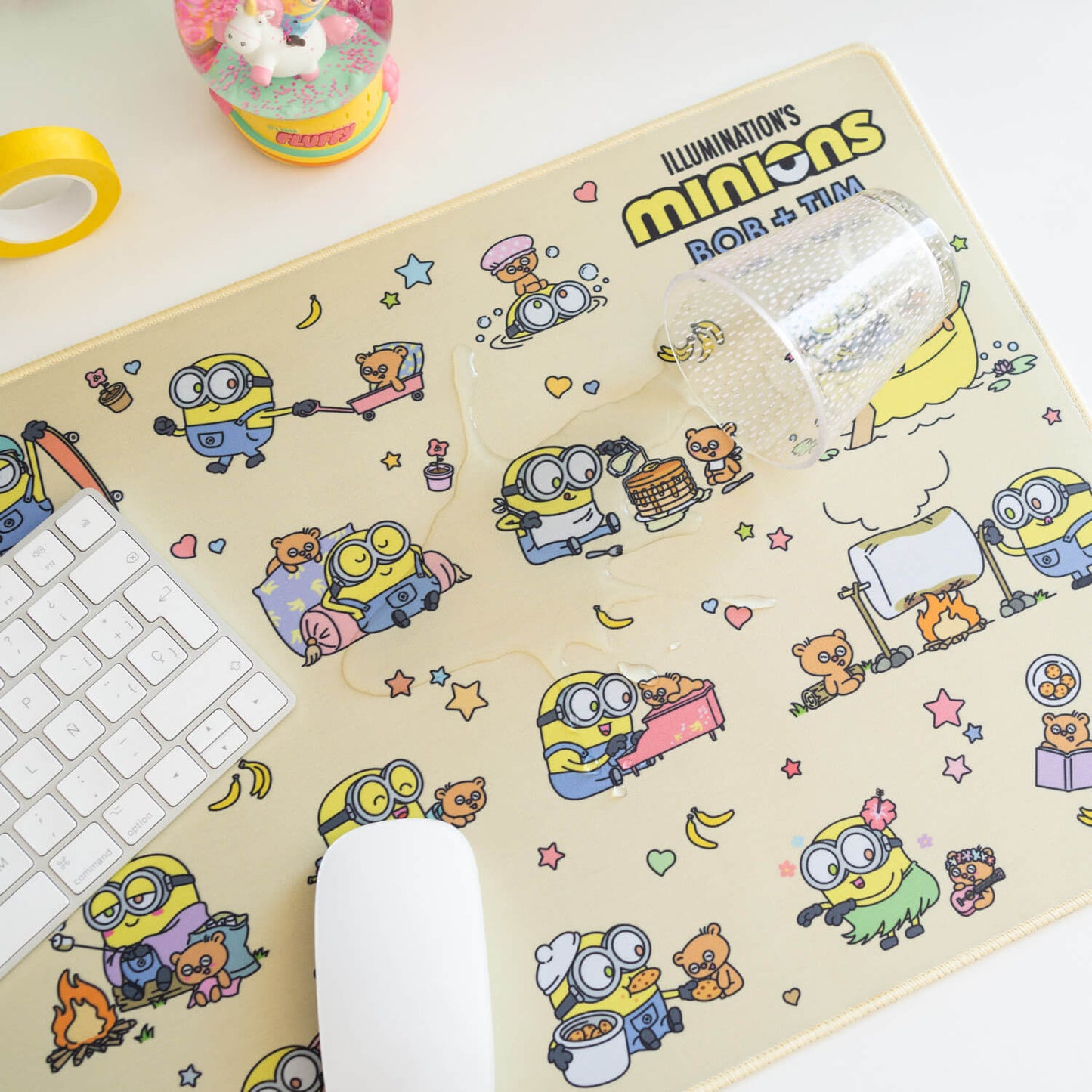 Alfombrilla Escritorio Minions Bob Y Tim