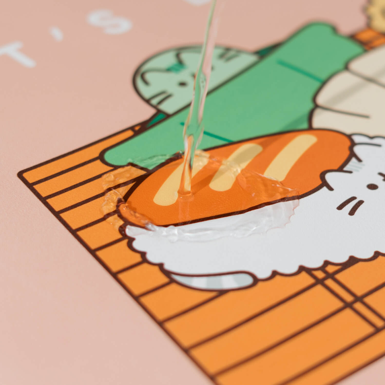 Alfombrilla Escritorio Pusheen Sushi Roll