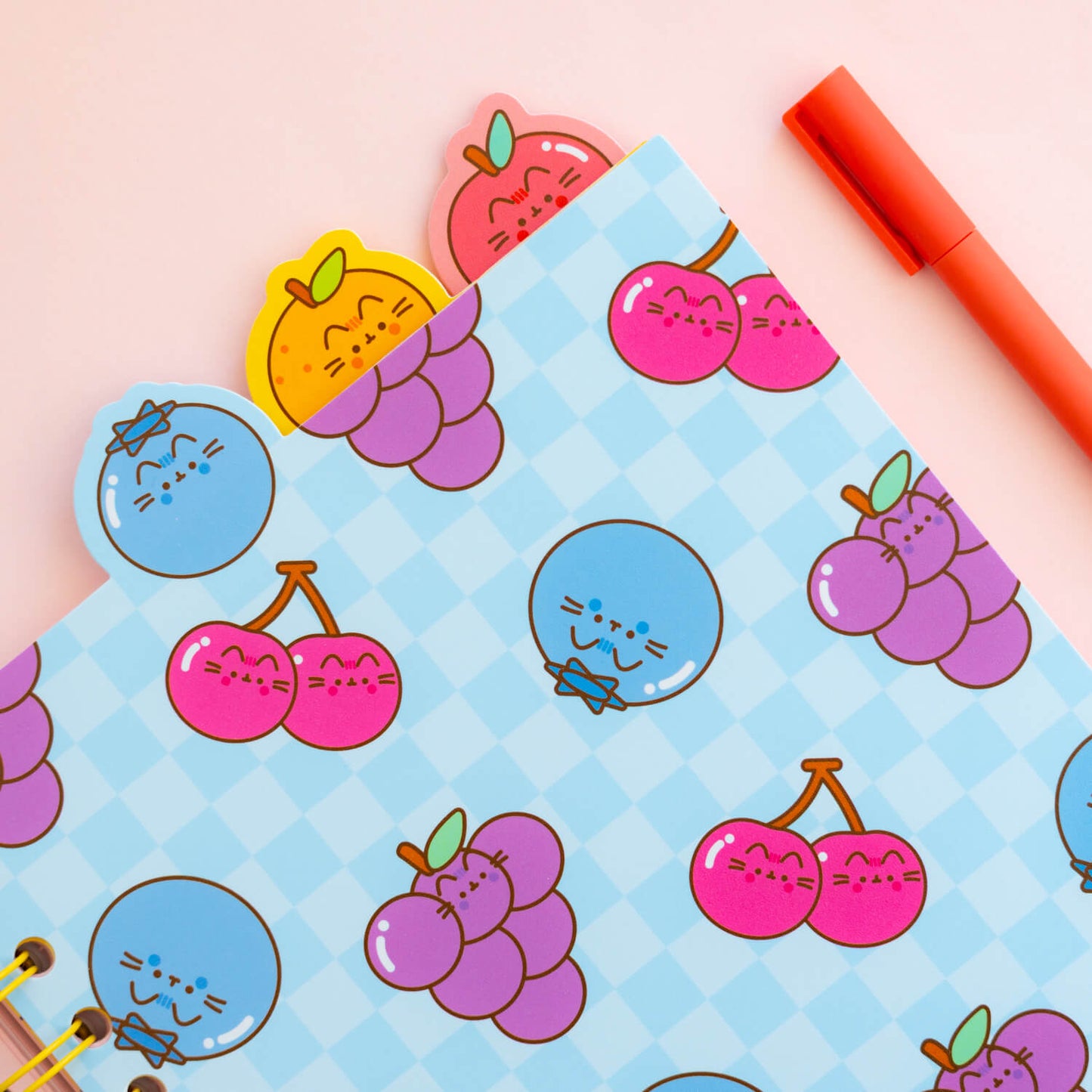 Project Notebook Pusheen Fruits