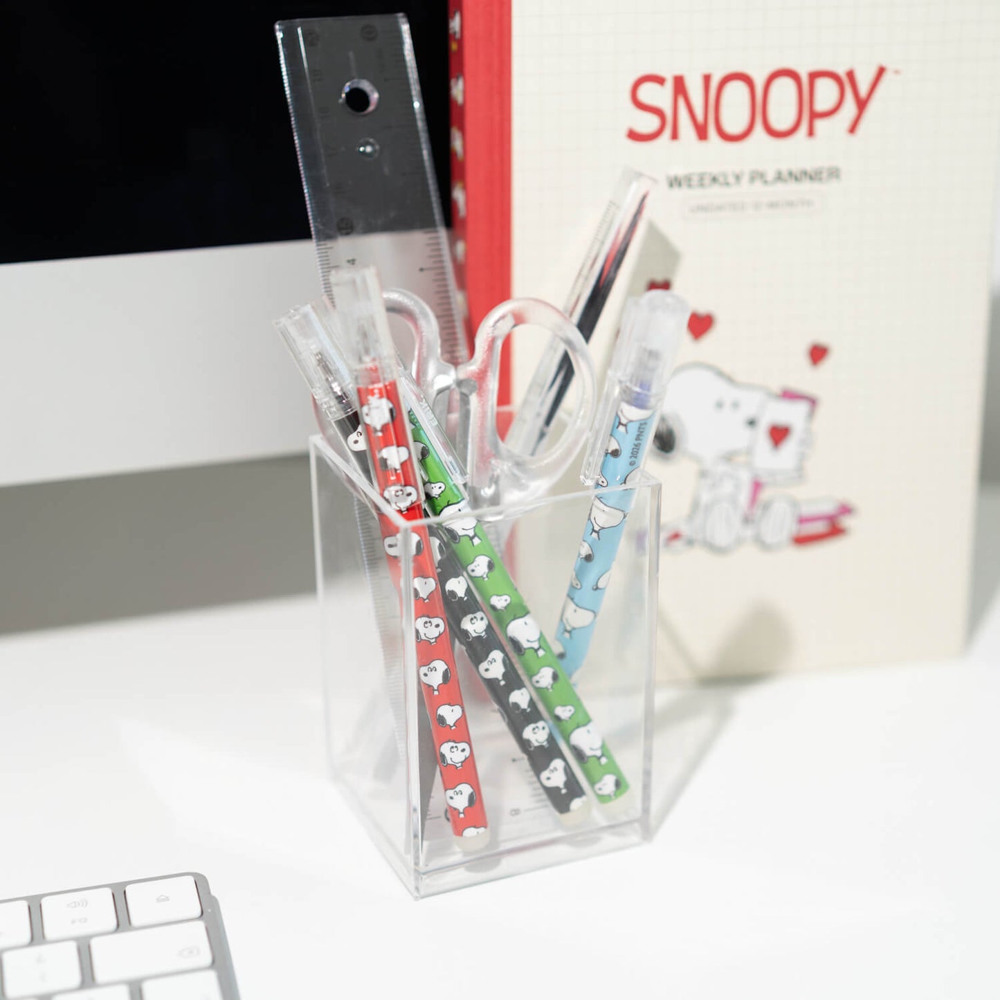 Set De Bolígrafos Borrables Snoopy