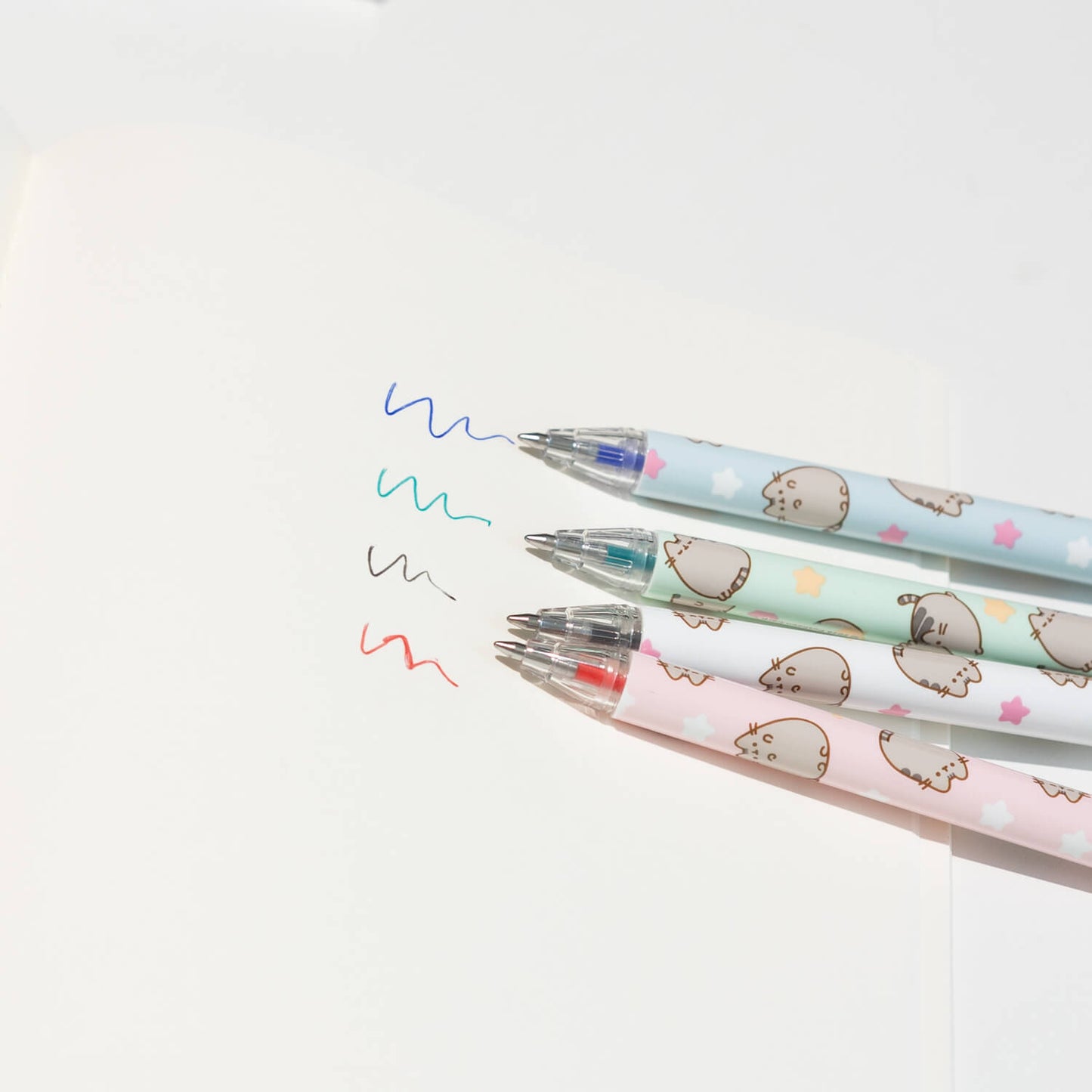 Set De Bolígrafos Borrables Pusheen
