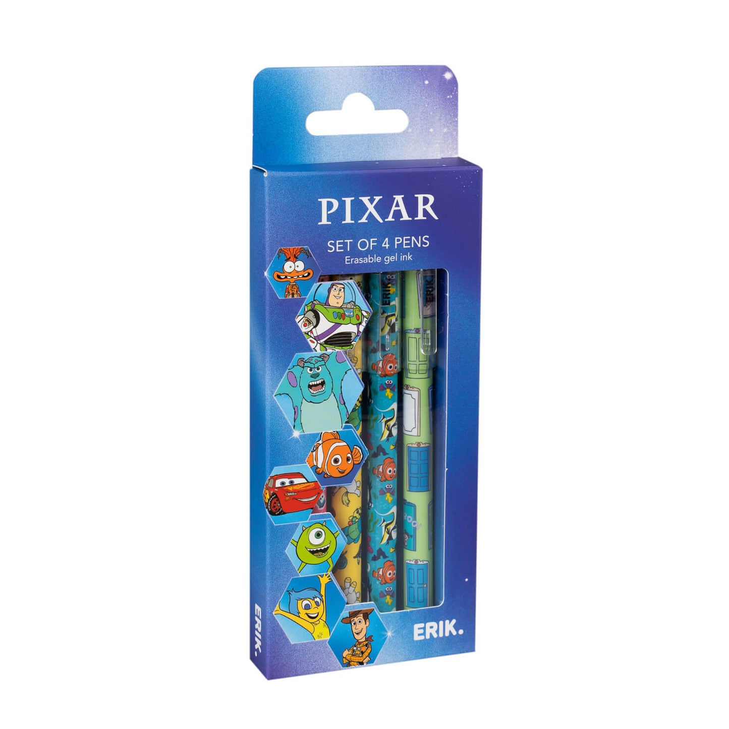 Set De Bolígrafos Borrables Disney Pixar