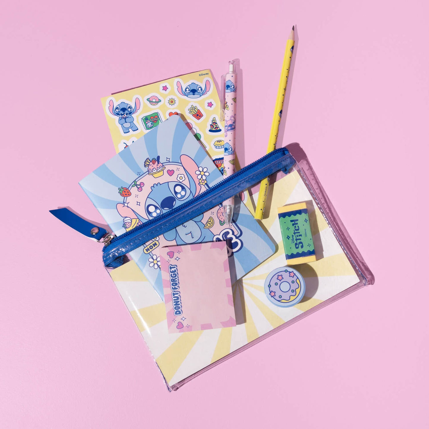 Set Básico Papelería Stitch Disney