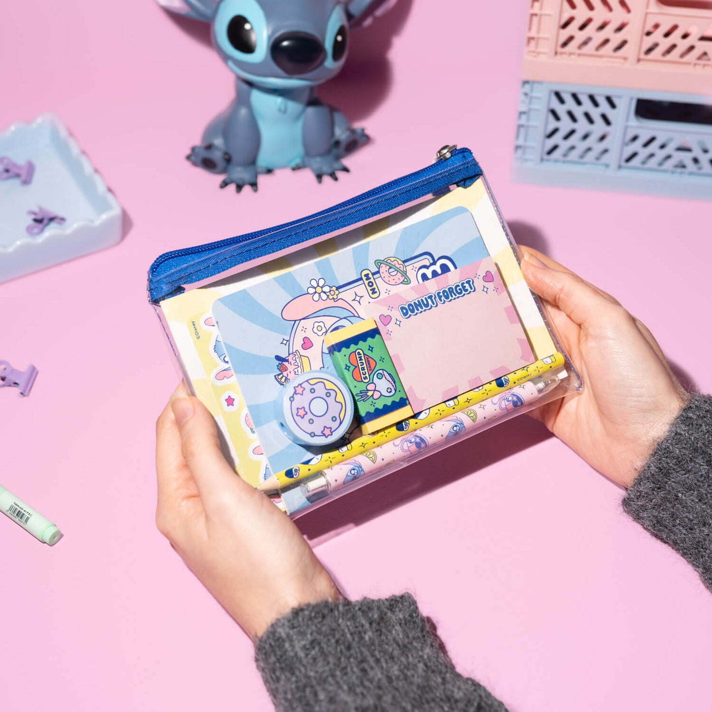 Set Básico Papelería Stitch Disney