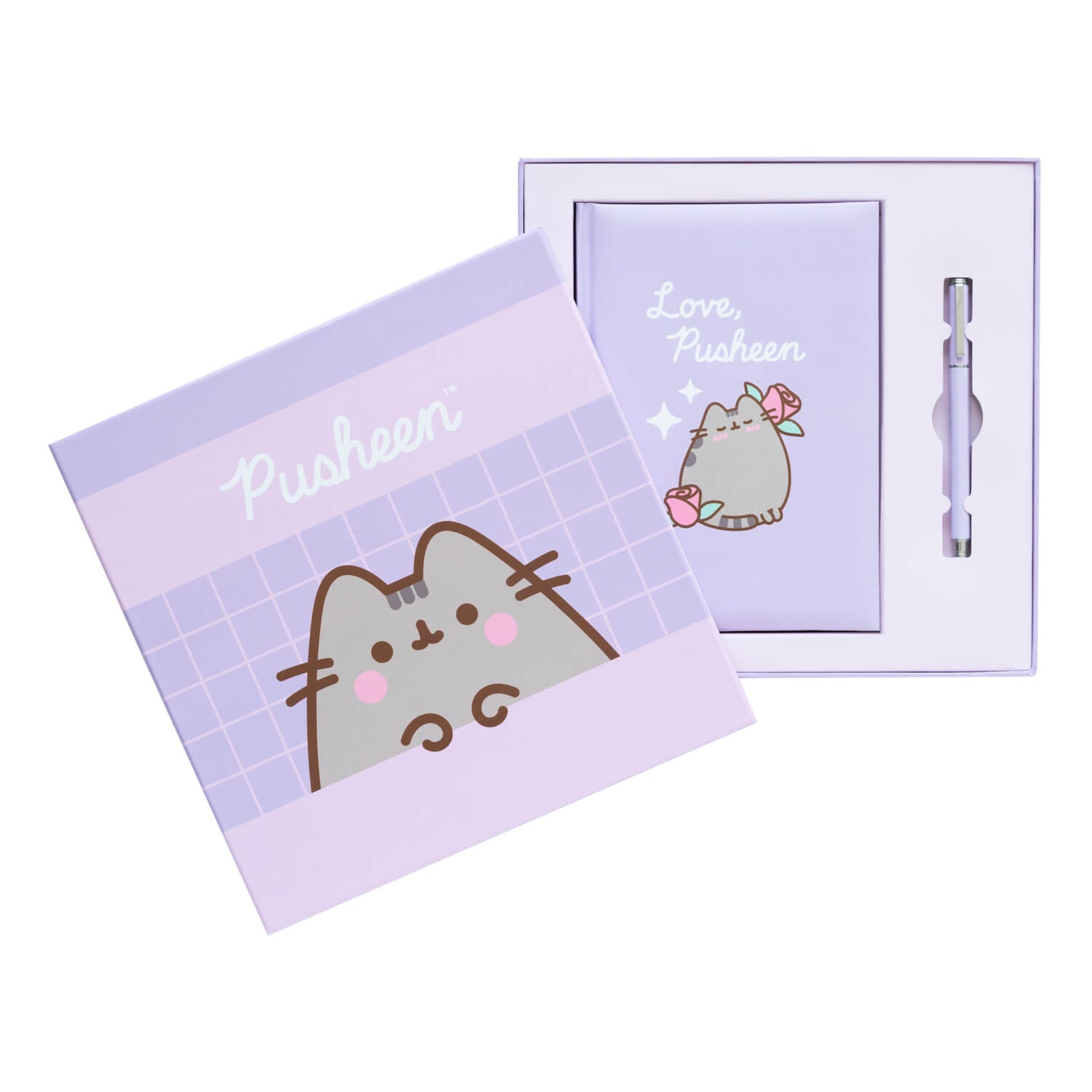 Set Cuaderno Y Boligrafo Pusheen Moments