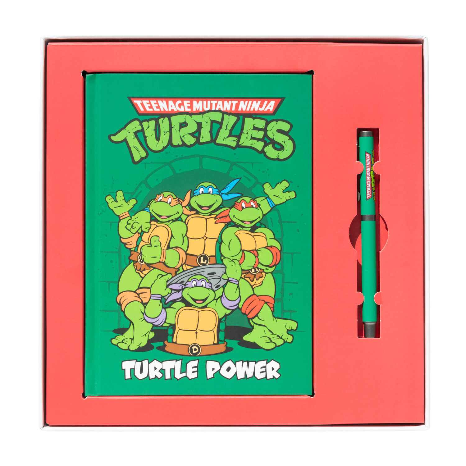 Set Cuaderno Y Boligrafo Las Tortugas Ninja