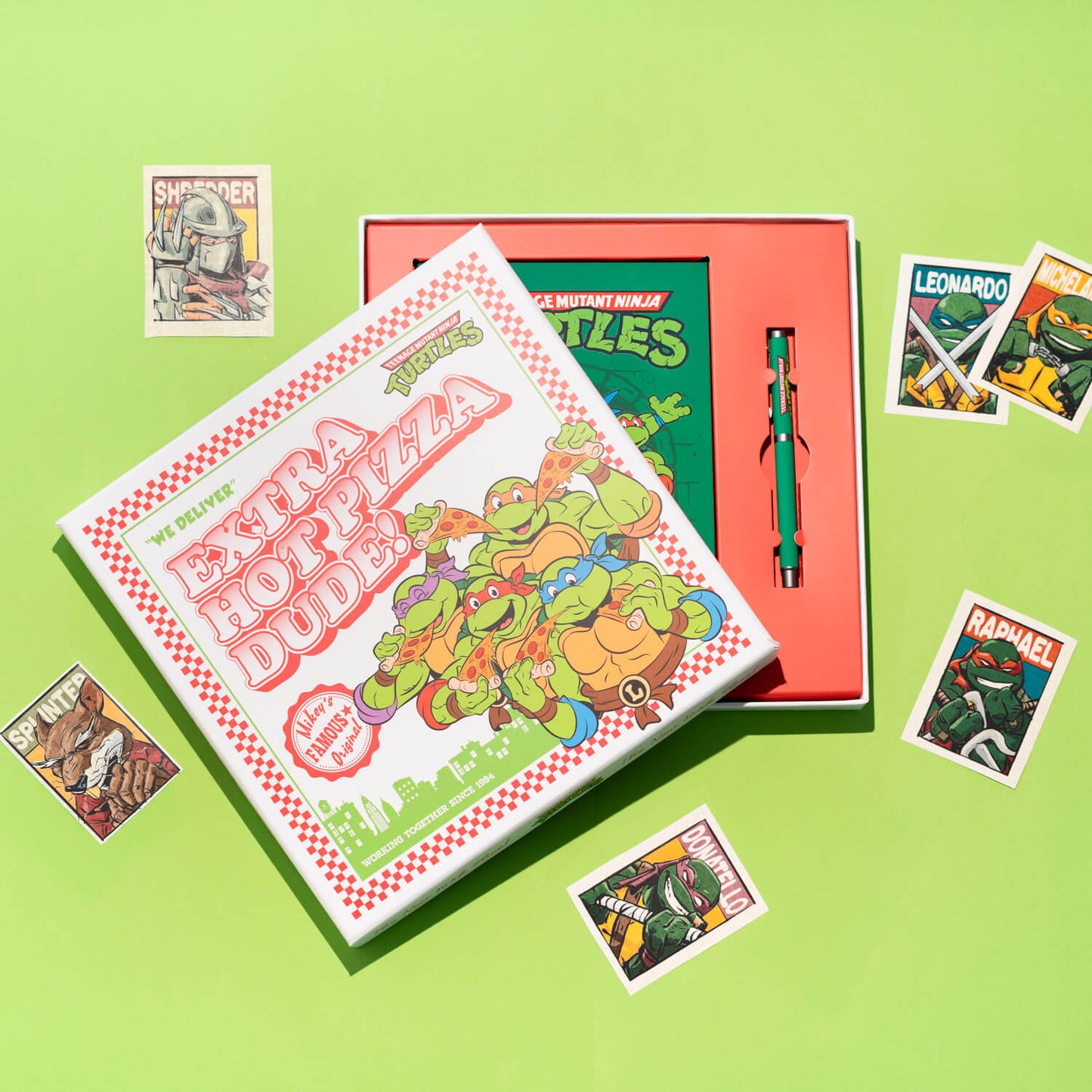 Set Cuaderno Y Boligrafo Las Tortugas Ninja