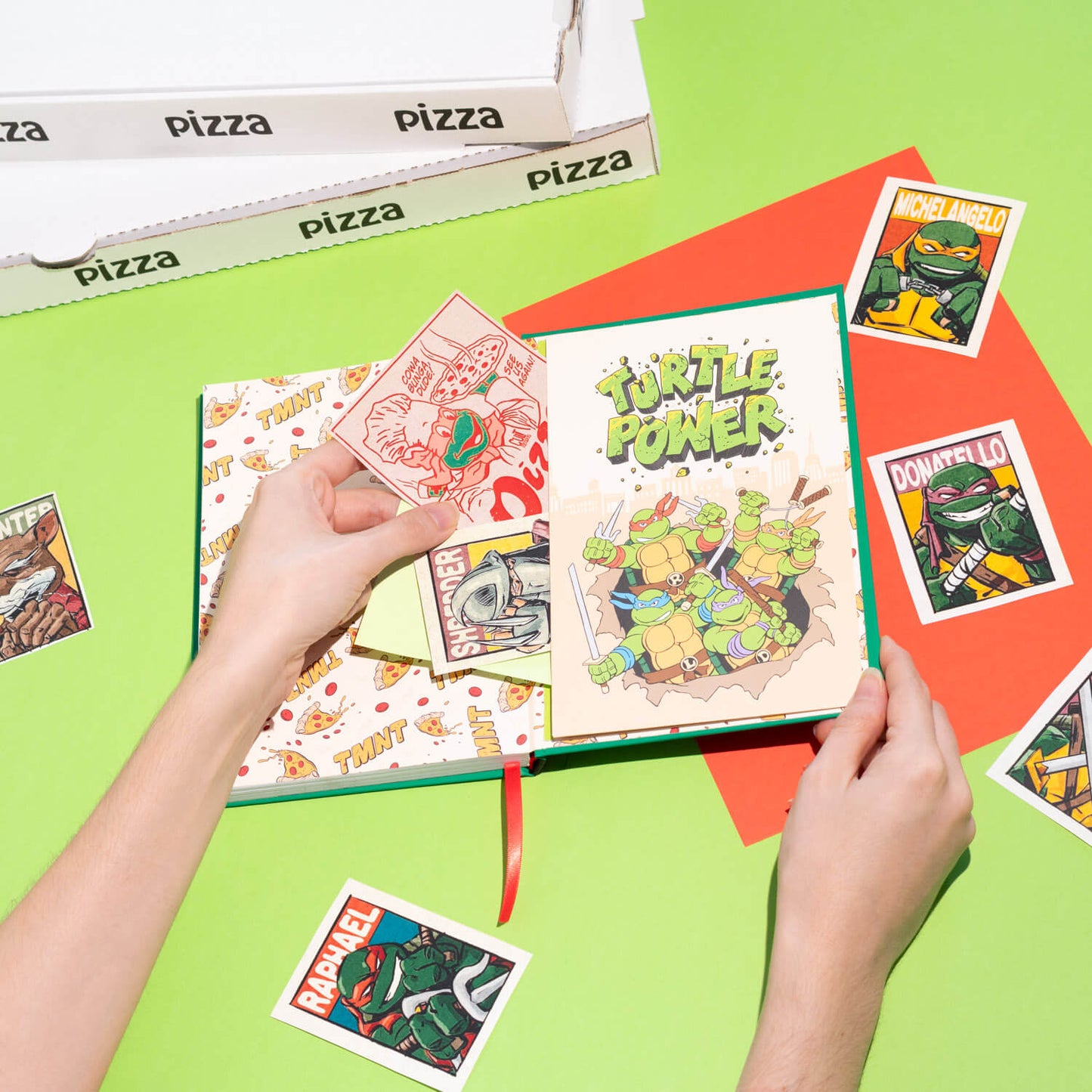 Set Cuaderno Y Boligrafo Las Tortugas Ninja