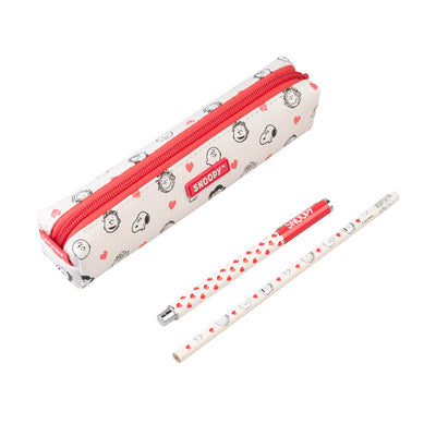Estuche Con Bolígrafo Y Lápiz Snoopy Love Season