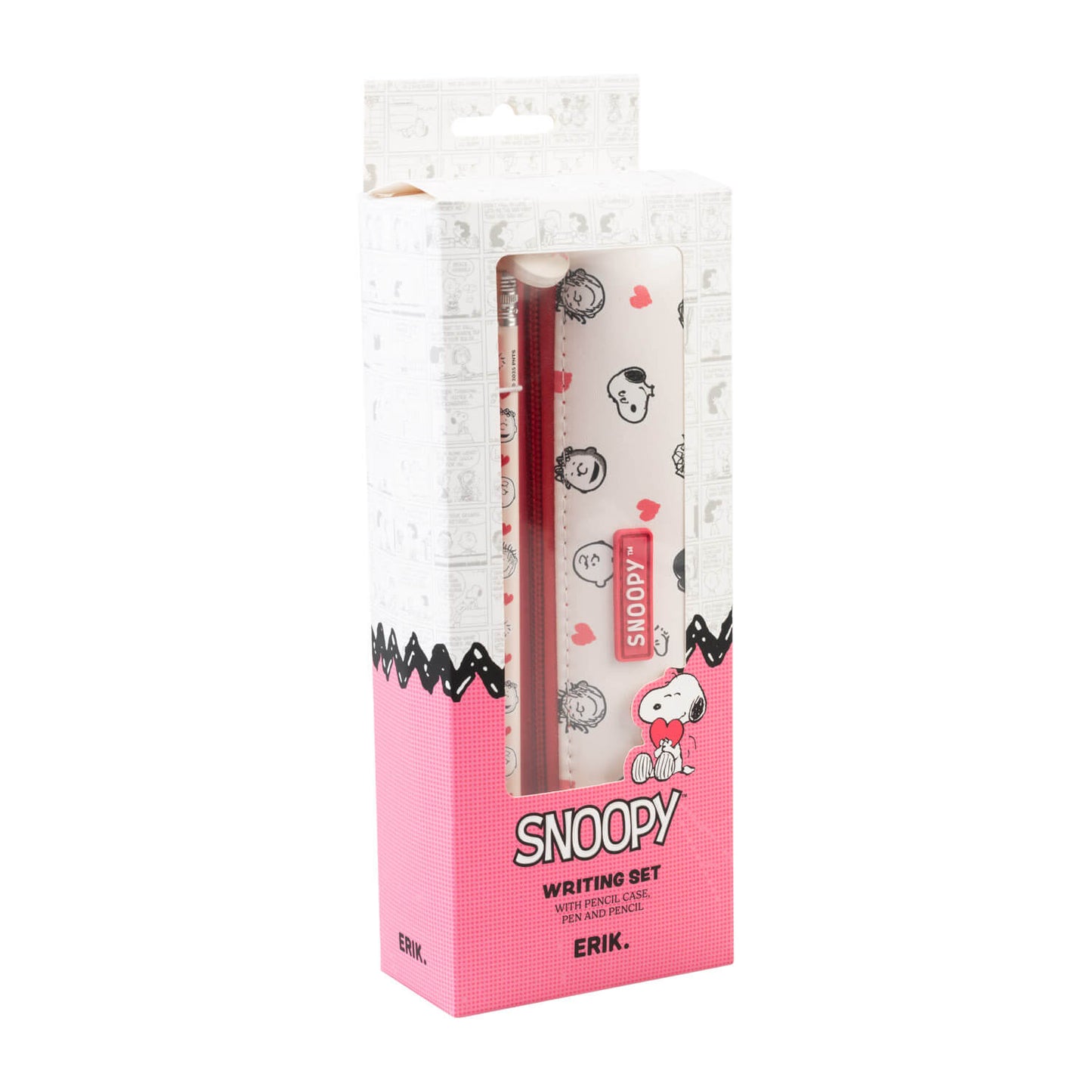 Estuche Con Bolígrafo Y Lápiz Snoopy Love Season
