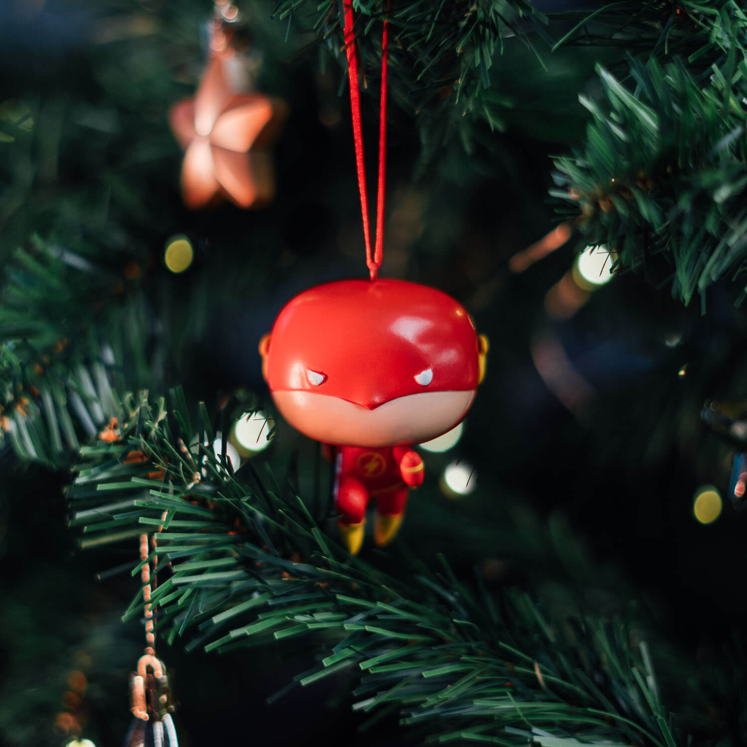 Set Adornos Navidad Dc Comics Batman, Flash Y Green Lantern