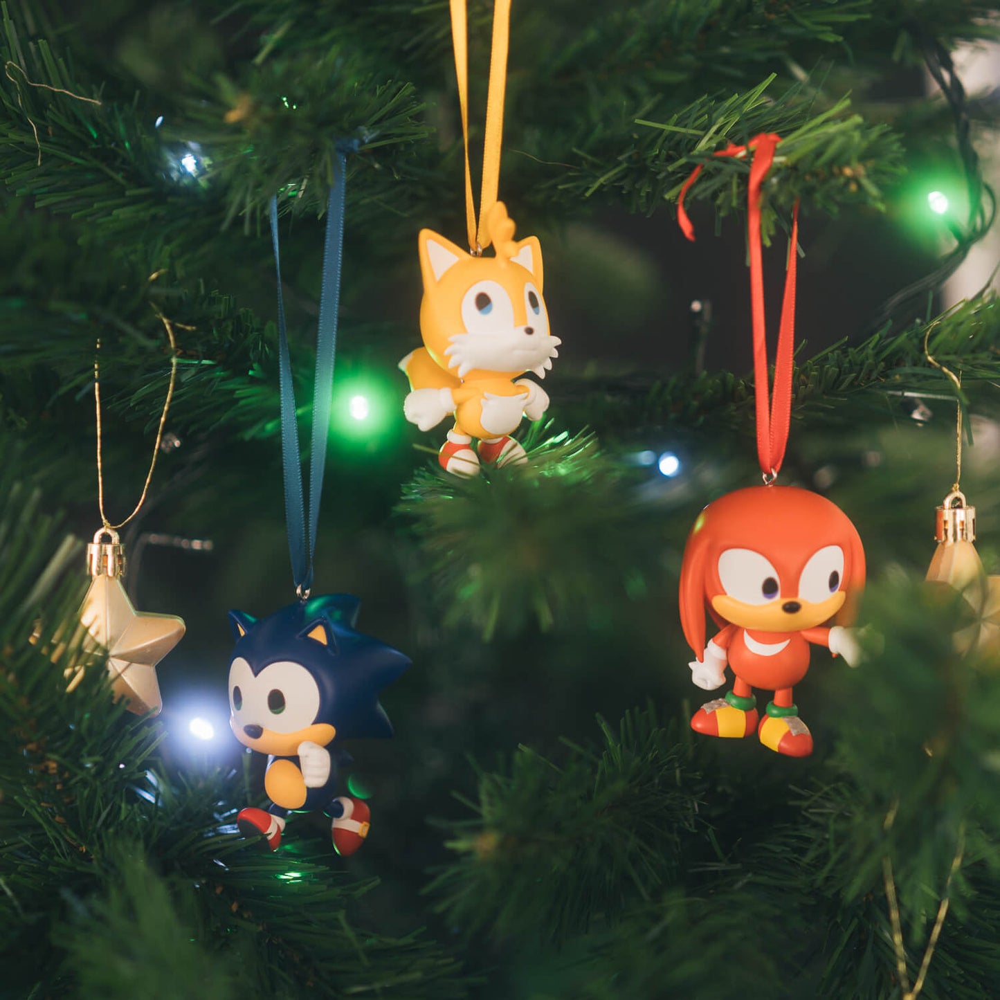 Set Adornos Navidad Sonic The Hedgehog