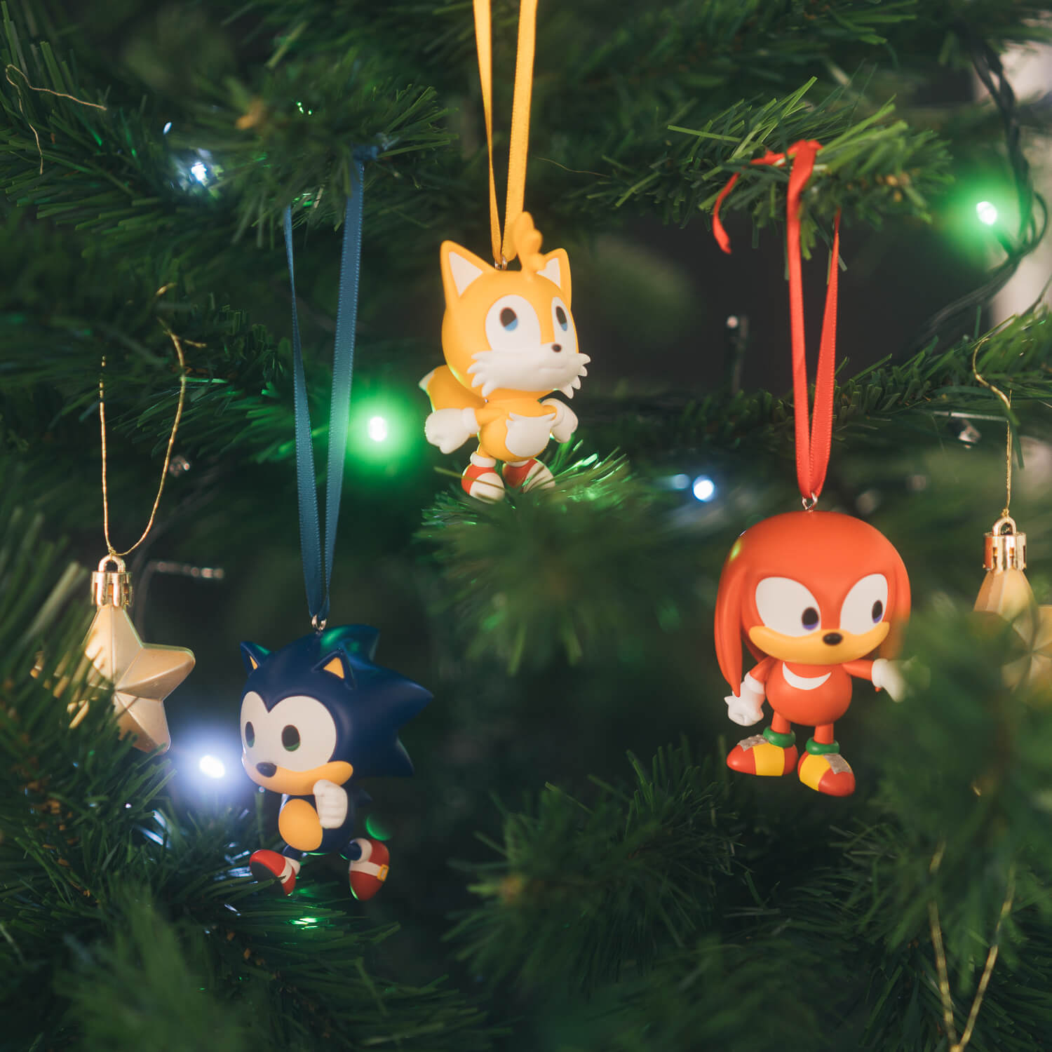 Set Adornos Navidad Sonic The Hedgehog