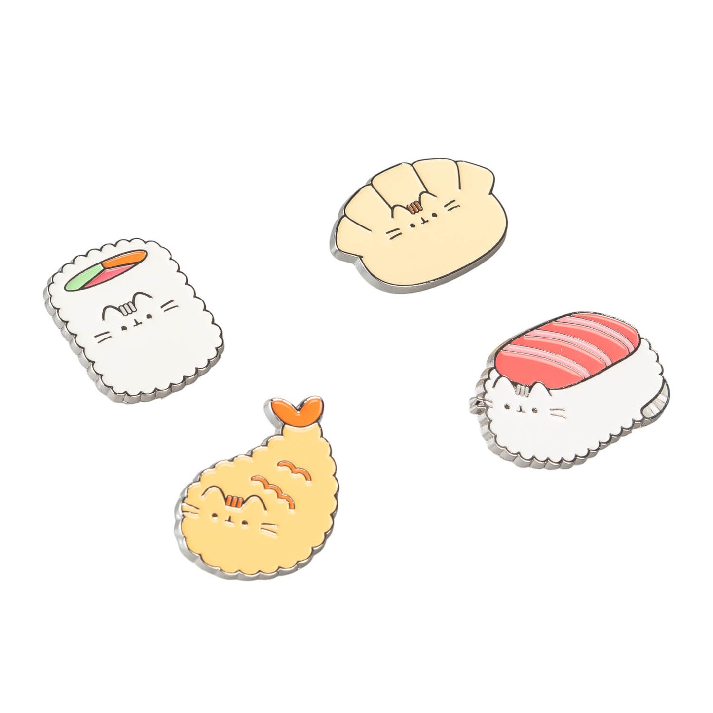 Set De Pins Pusheen Sushi Roll