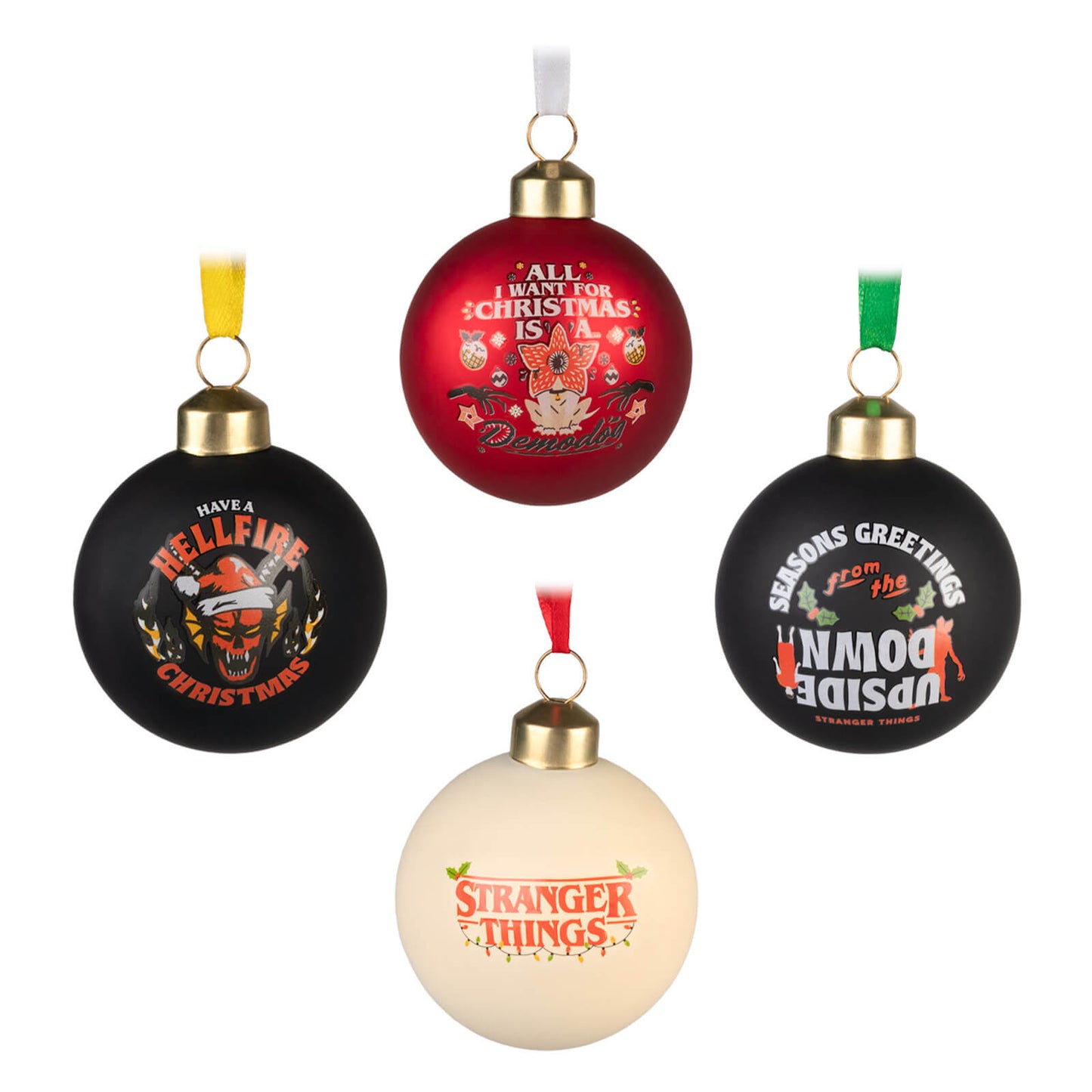 Set Bolas De Navidad Stranger Things