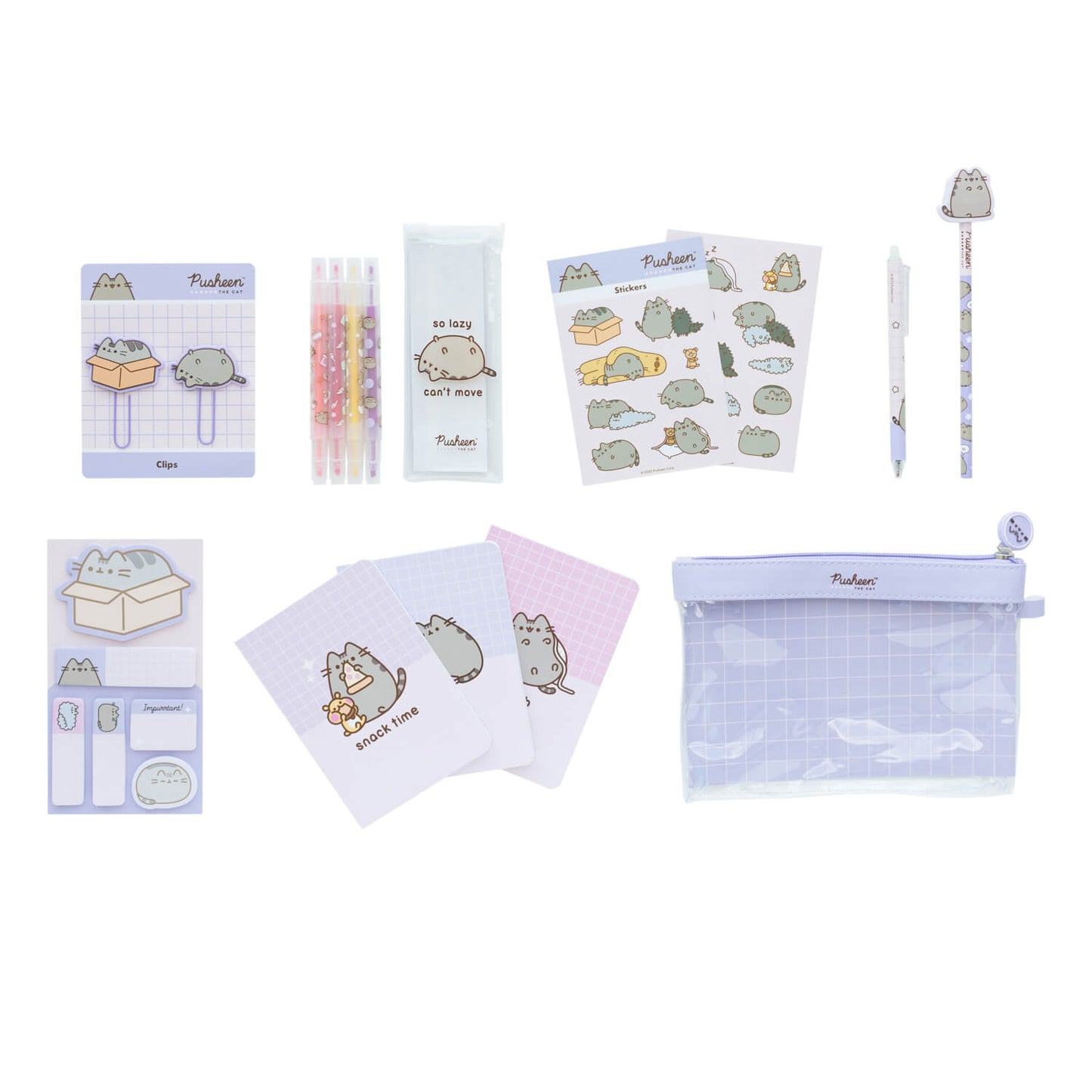 Set De Papelería Pusheen Moments