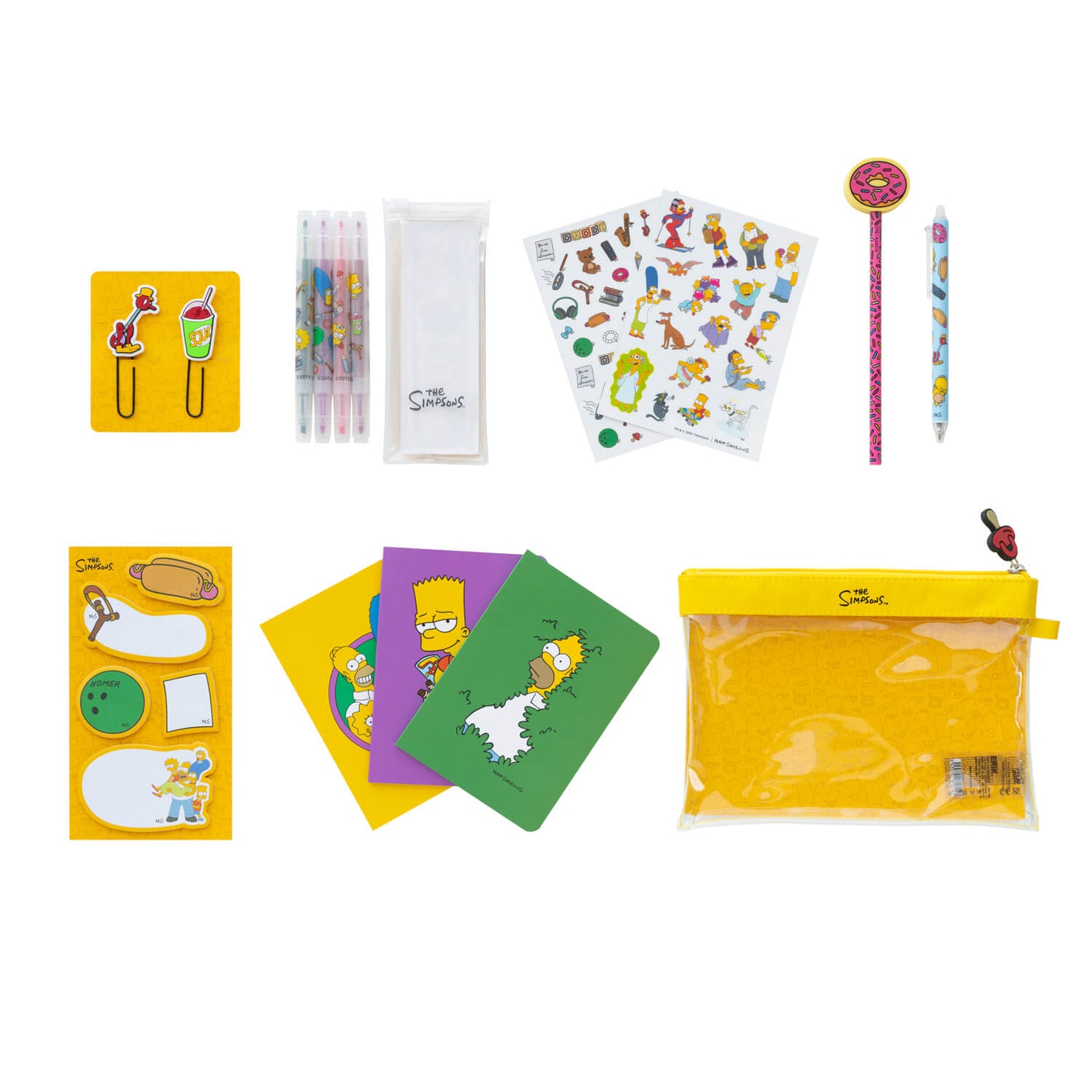 Set De Papelería Los Simpson