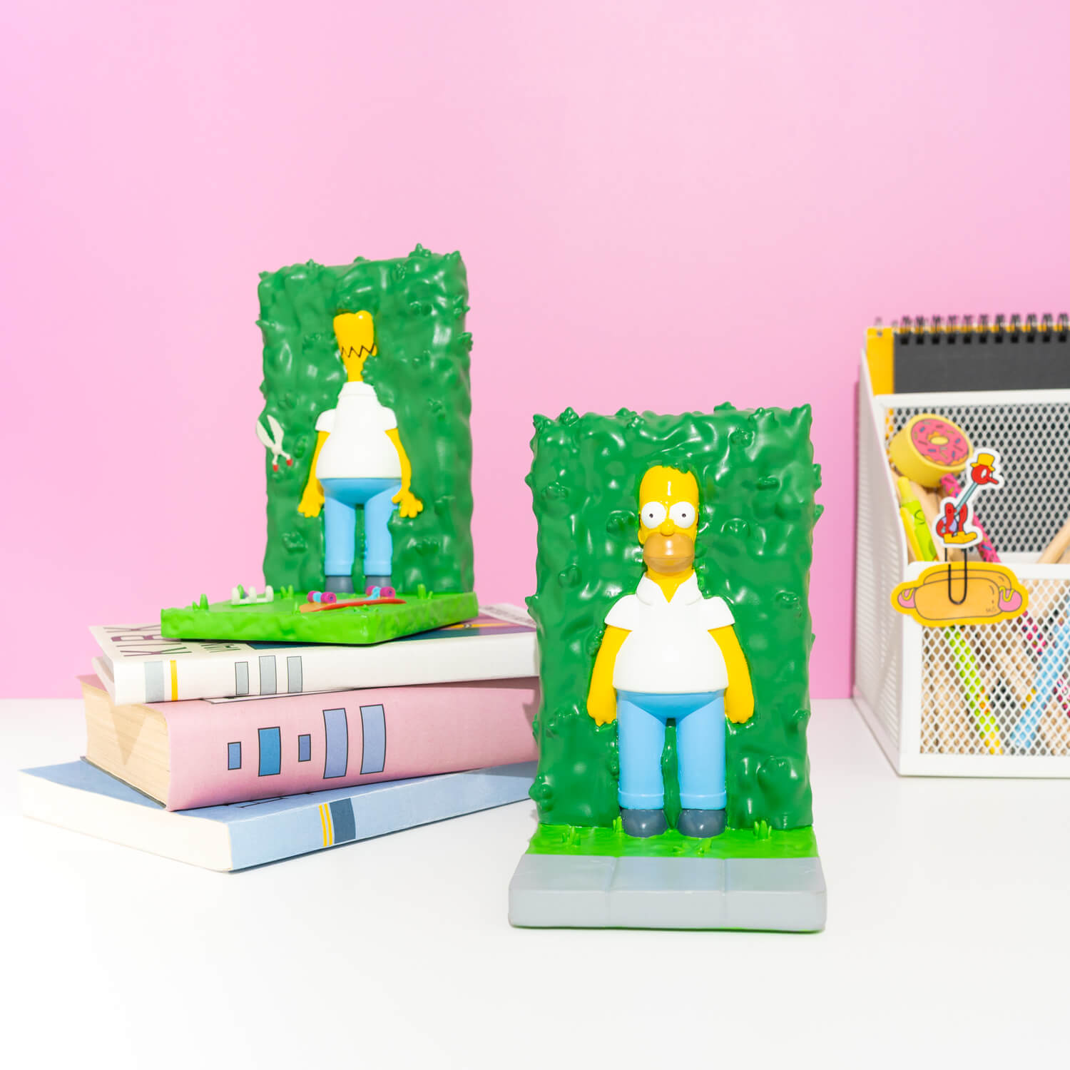 Sujetalibros Los Simpson Homer Arbusto