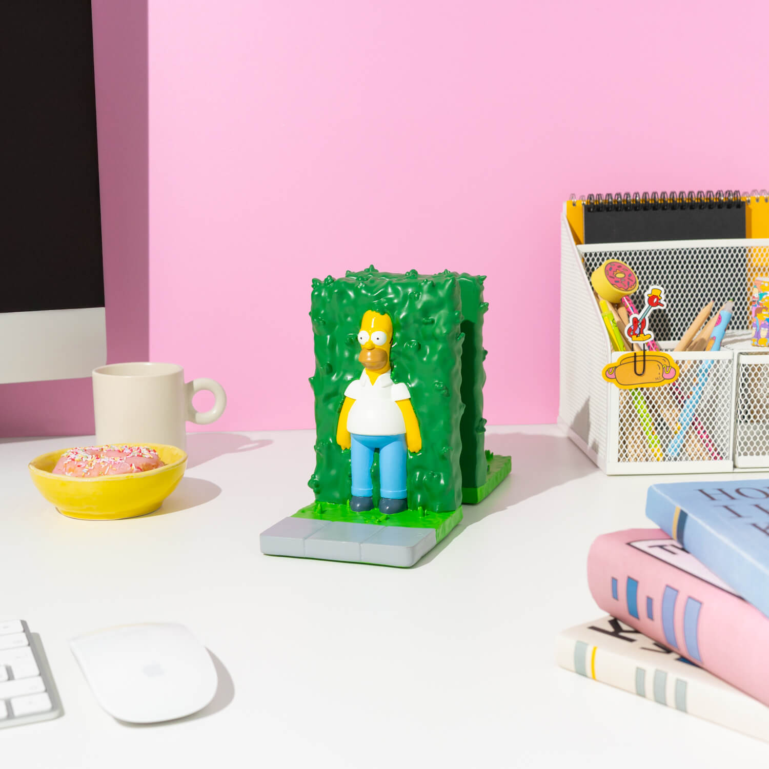 Sujetalibros Los Simpson Homer Arbusto
