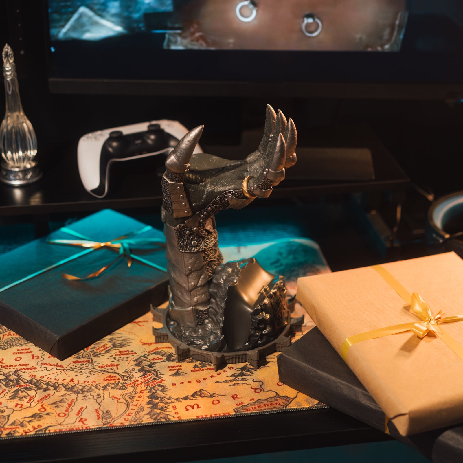 Soporte Cargador Mando PS5 El Señor De Los Anillos Sauron