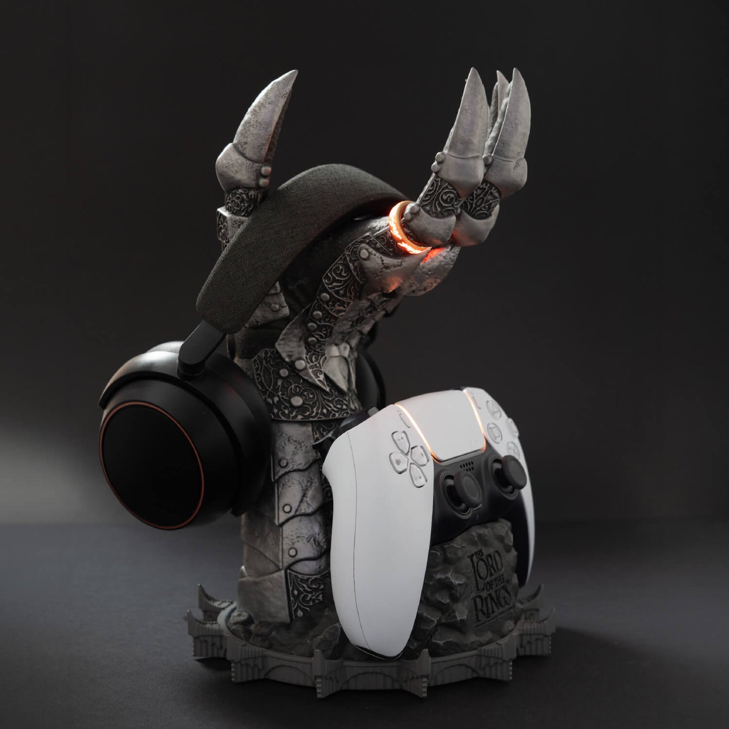 Soporte Mando Y Auriculares El Señor De Los Anillos Sauron