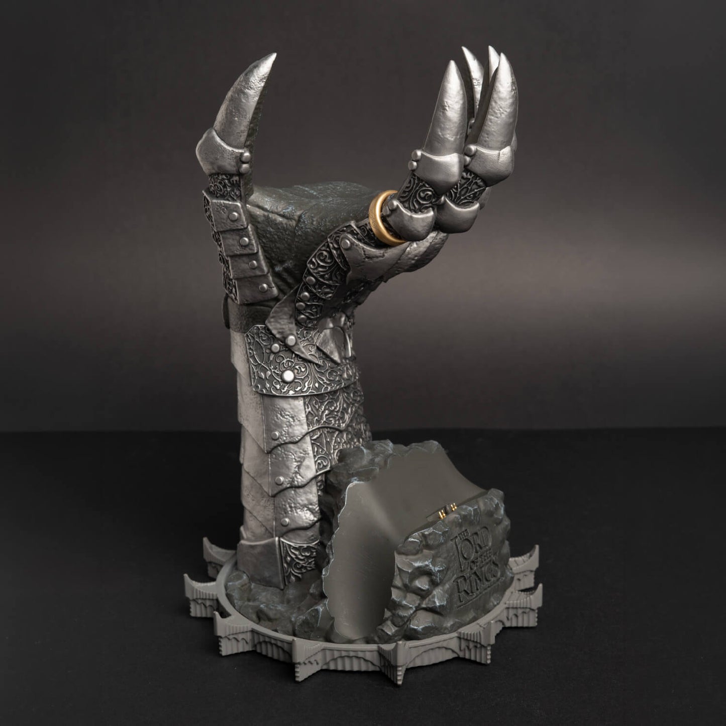 Soporte Mando Y Auriculares El Señor De Los Anillos Sauron