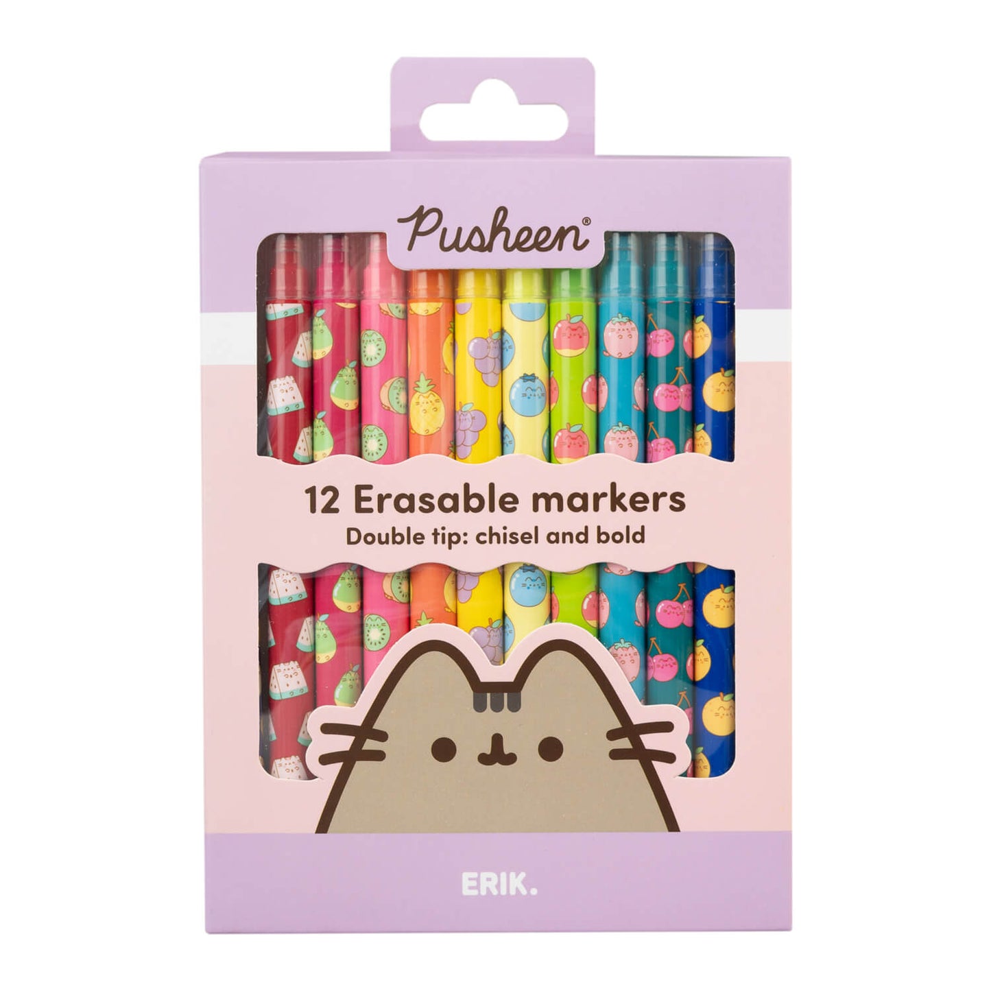 Set De Rotuladores Borrables Pusheen Fruits