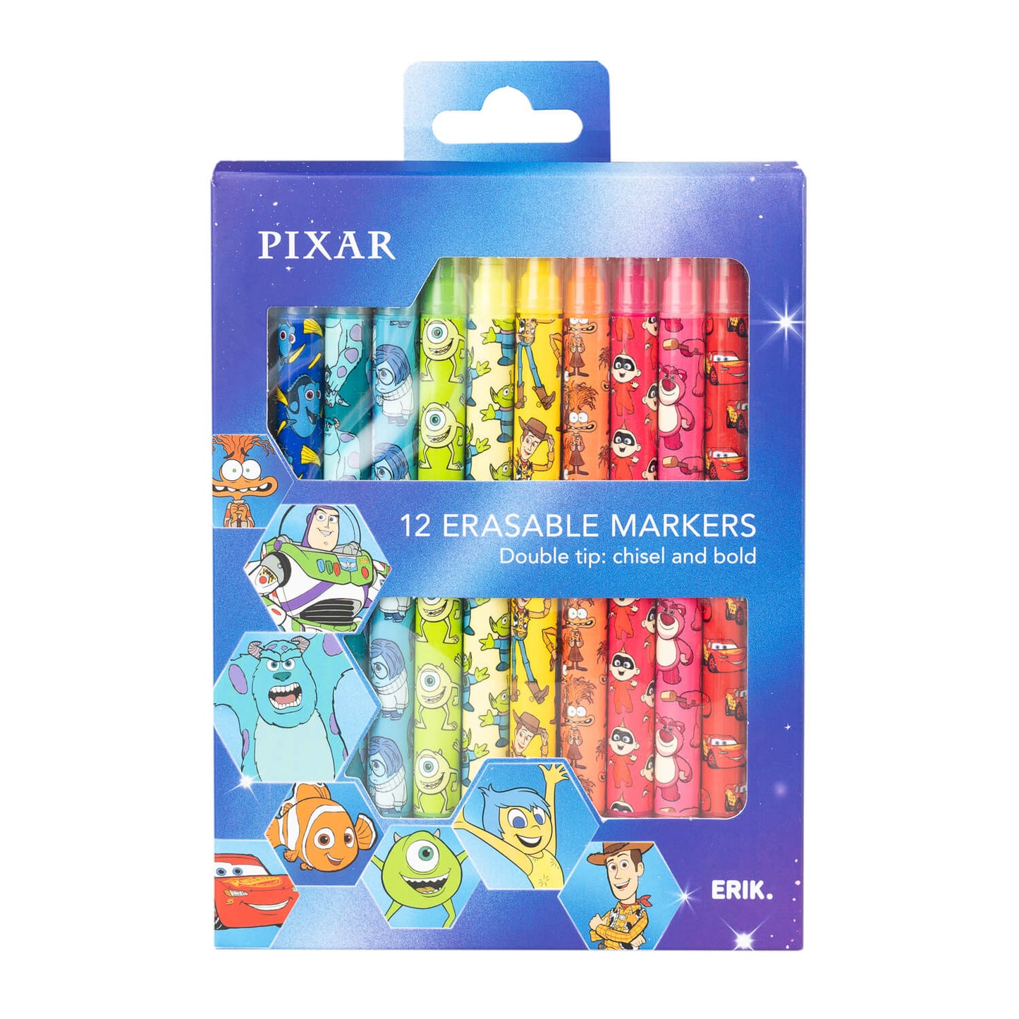 Set De Rotuladores Borrables Disney Pixar