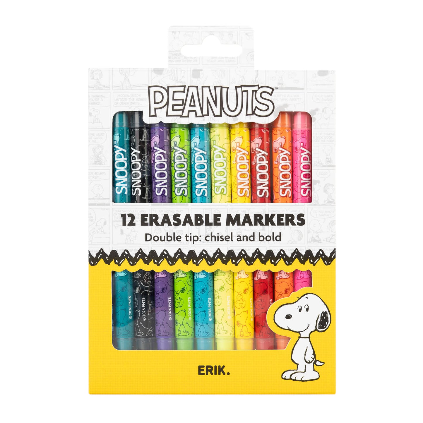 Set De Rotuladores Borrables Snoopy