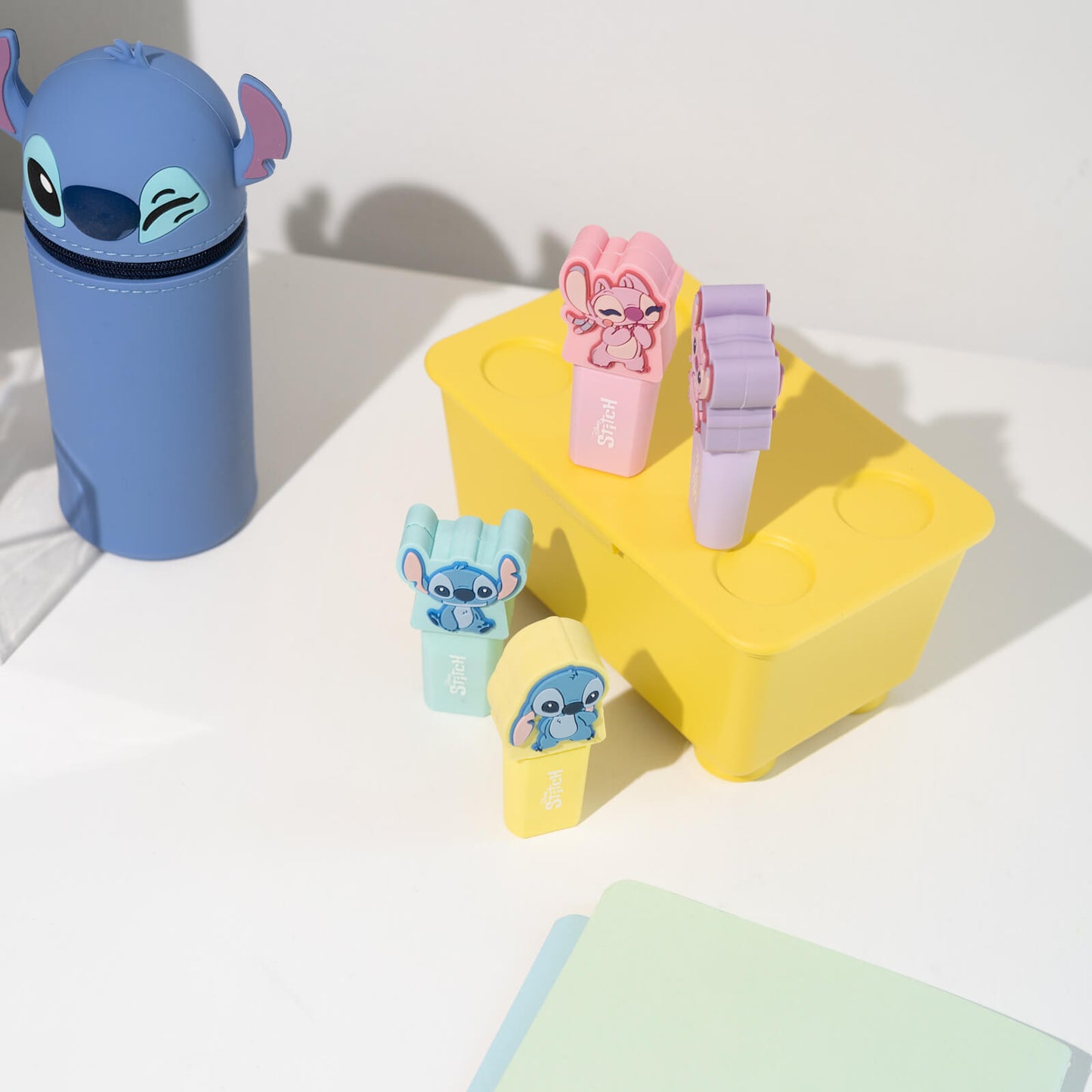 Set De Subrayadores Stitch Disney
