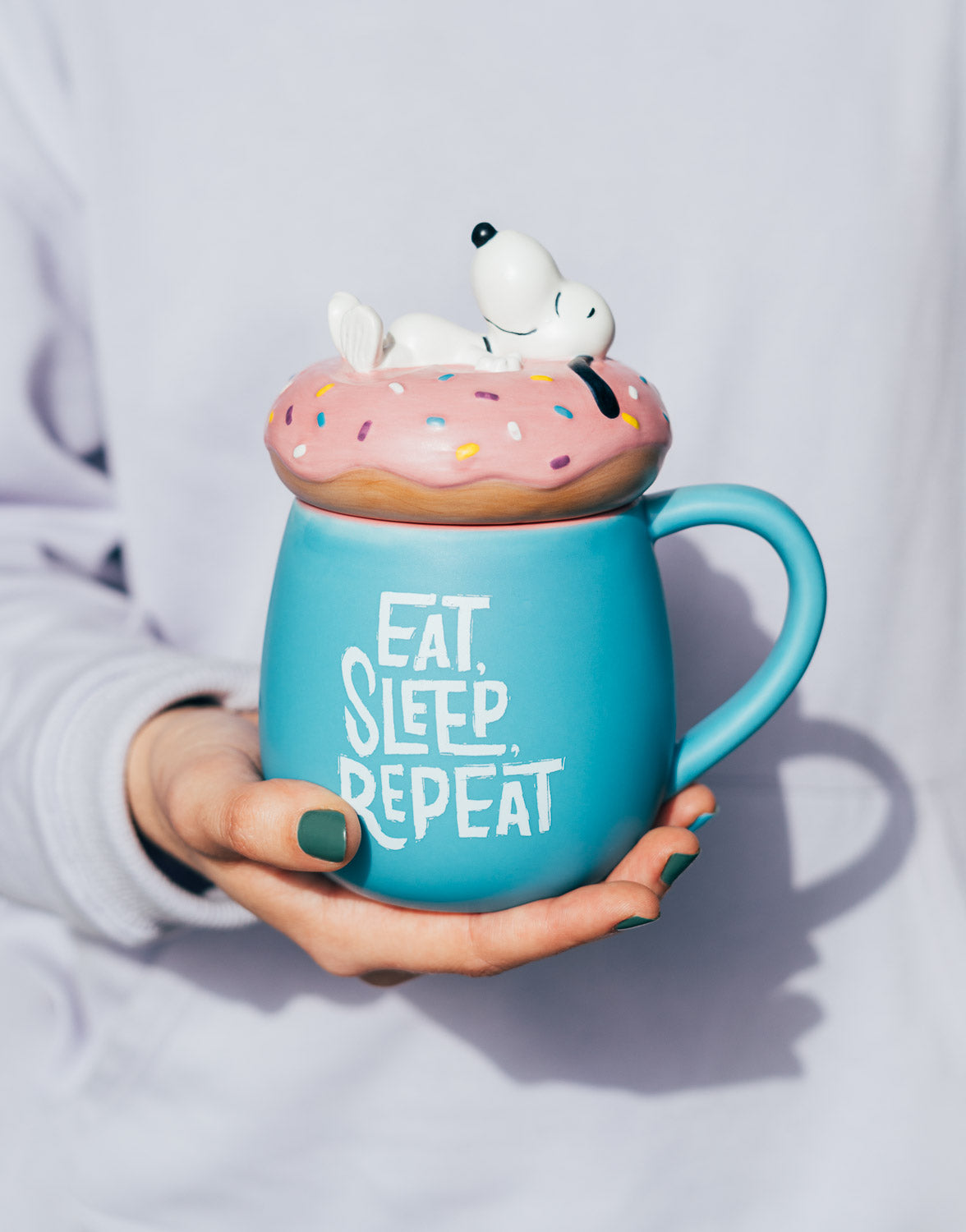 Taza 3D Snoopy Eat Sleep Repeat