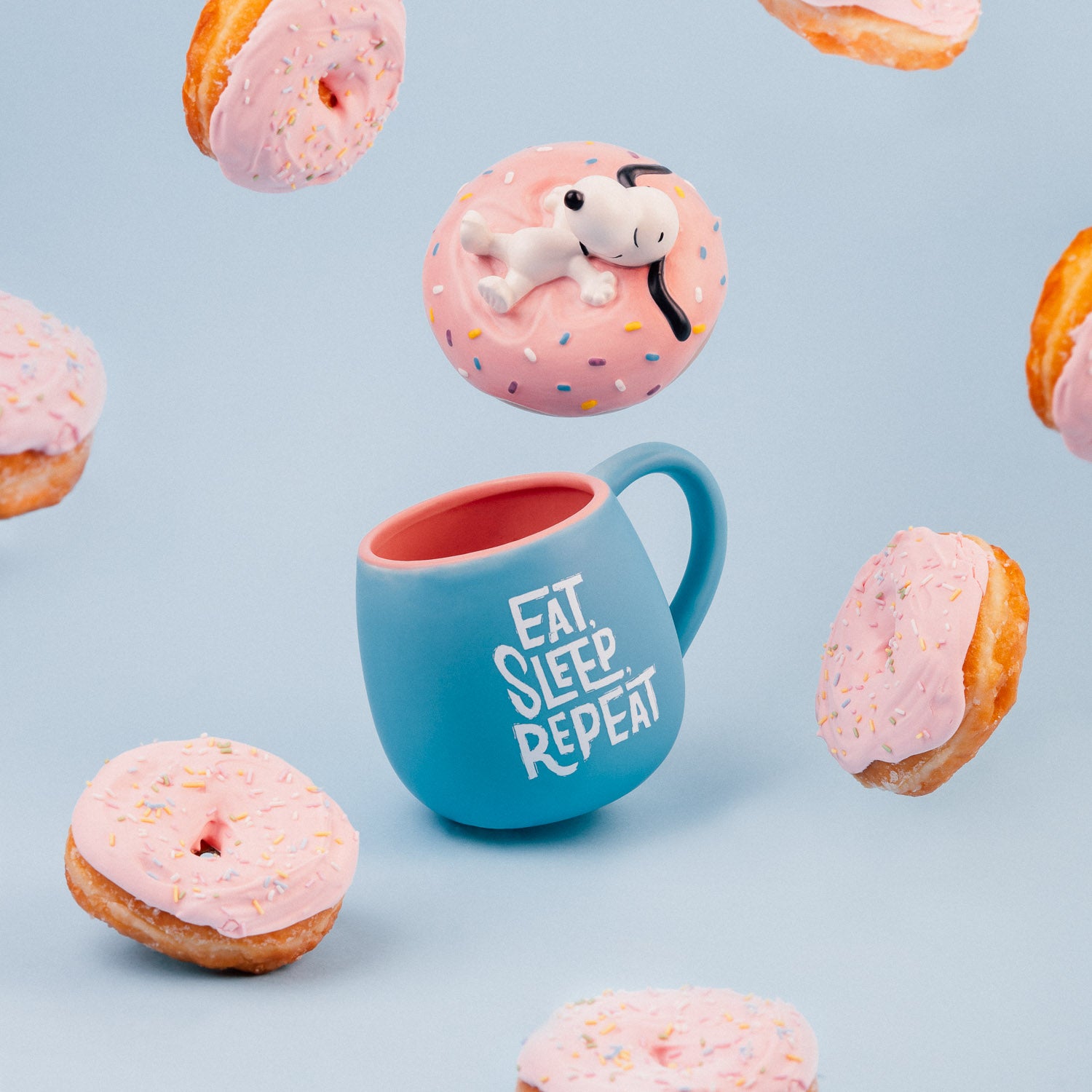 Taza 3D Snoopy Eat Sleep Repeat