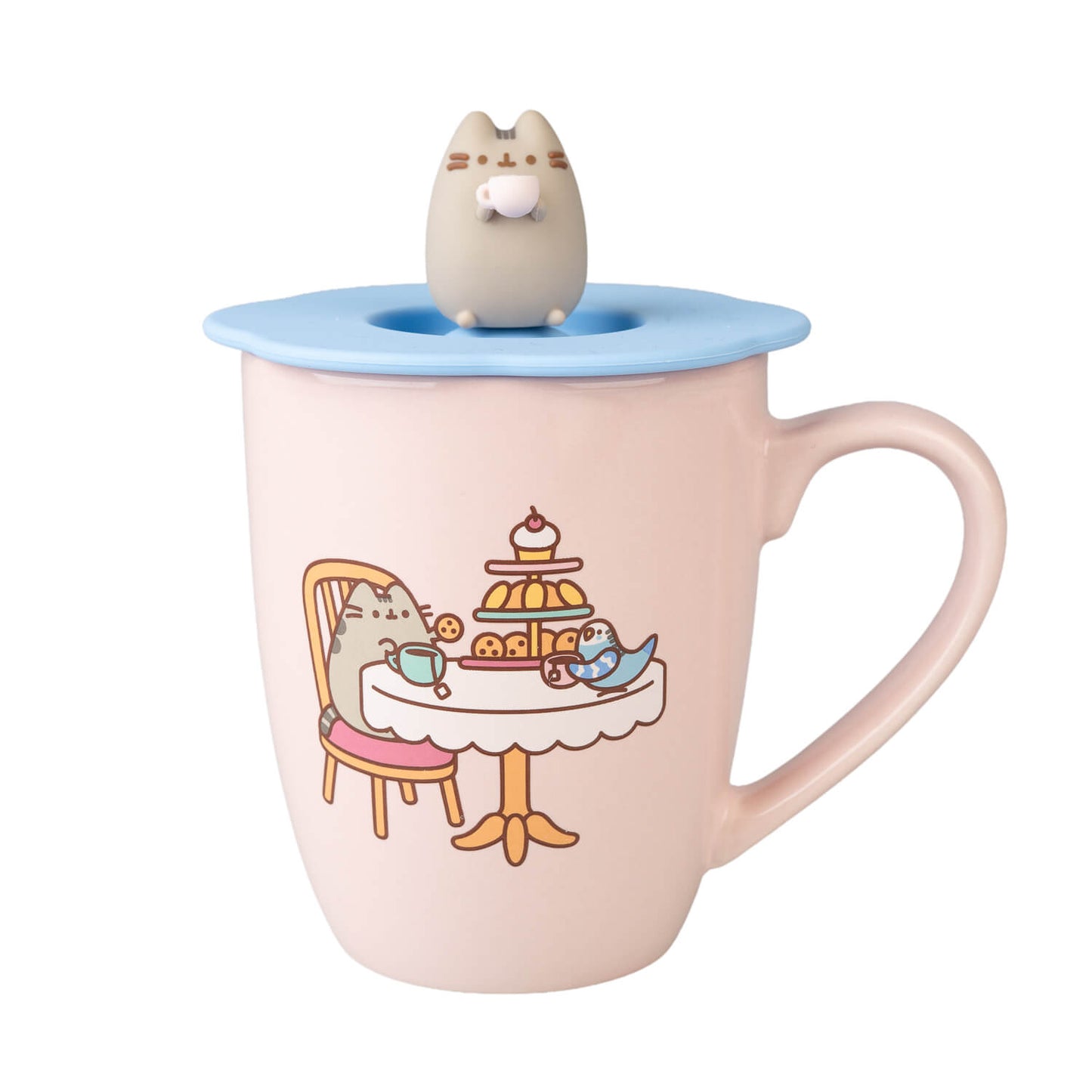 Taza Pusheen Con Tapa